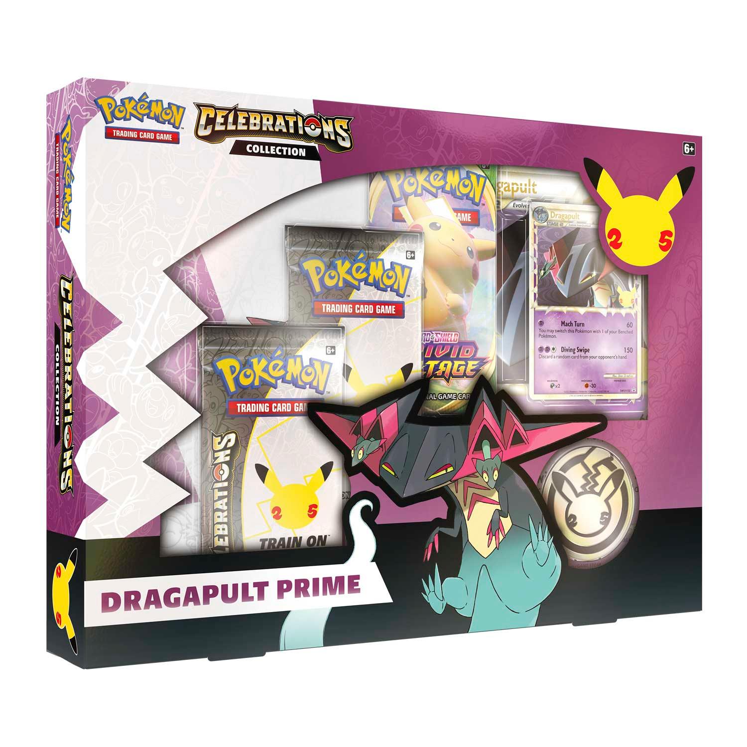 Pokemon Box - Celebrations Collection - Dragapult Prime Pokémon 820650809385