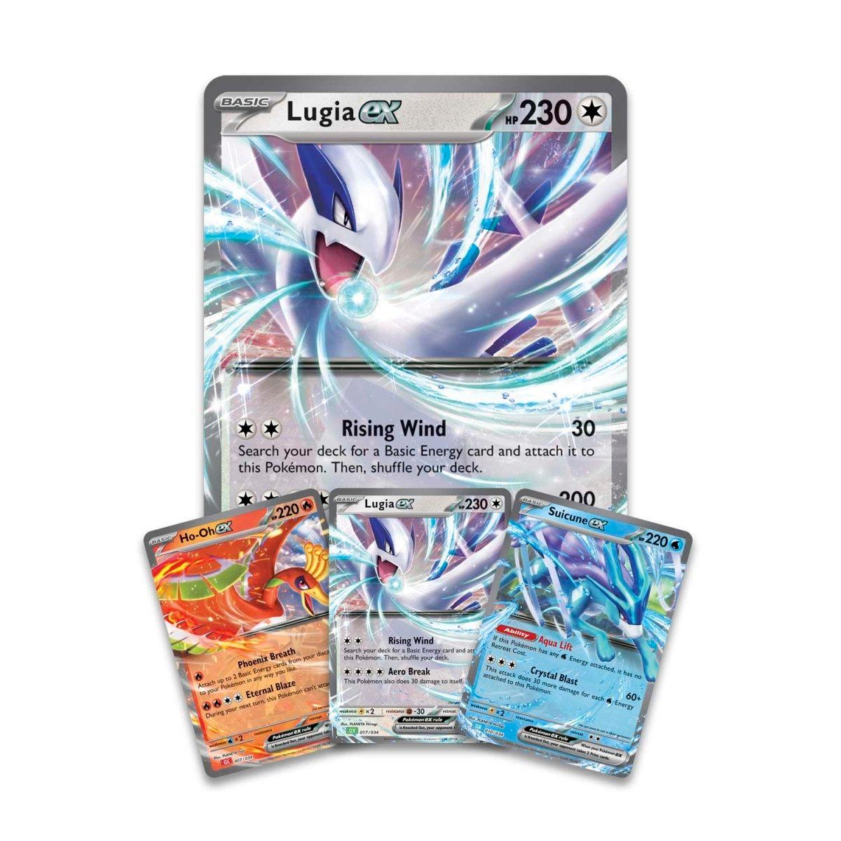 Pokemon Box - Combined Powers Premium Collection (Featuring Lugia, Ho-Oh & Suicune) - Hobby Champion Inc