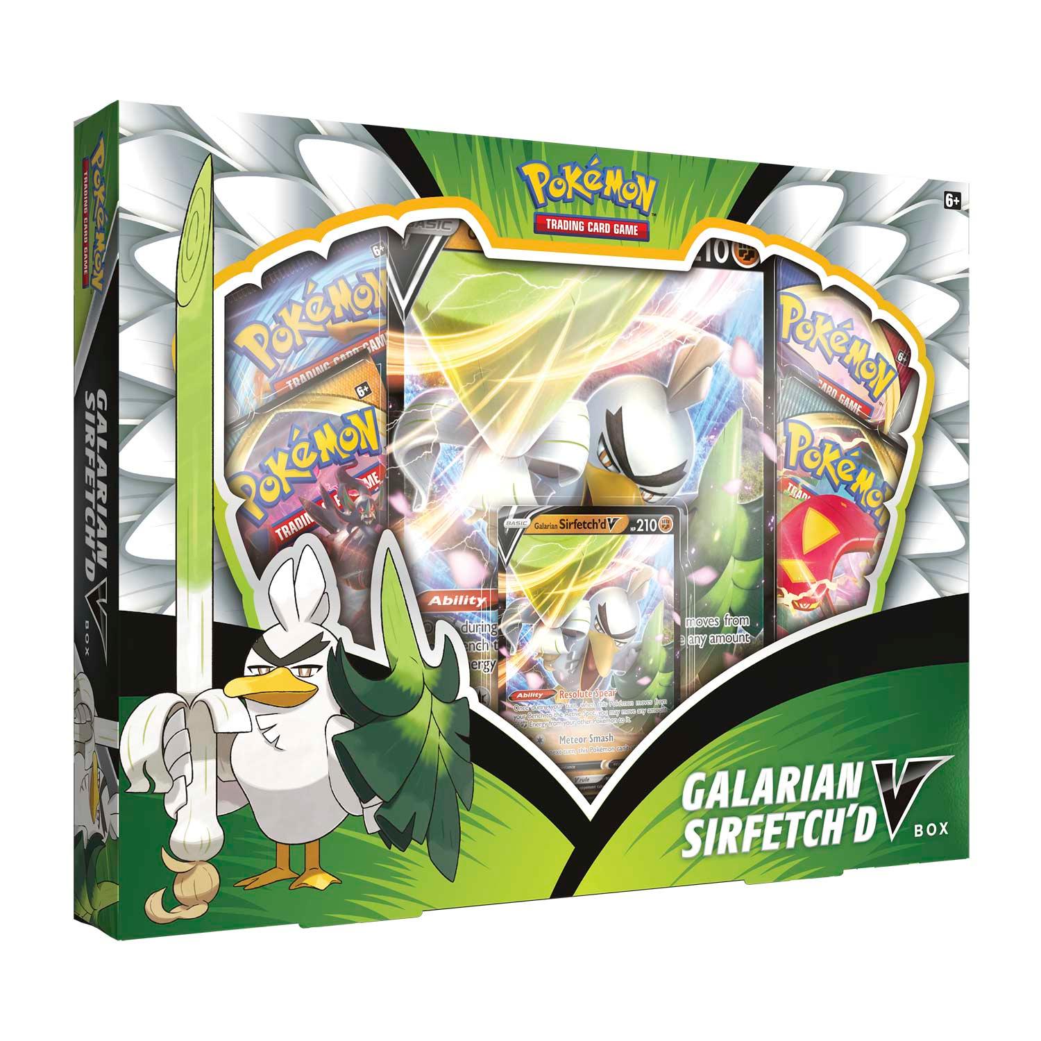 Pokemon Box - Galarian Sirfetch'd V Pokémon 820650807374