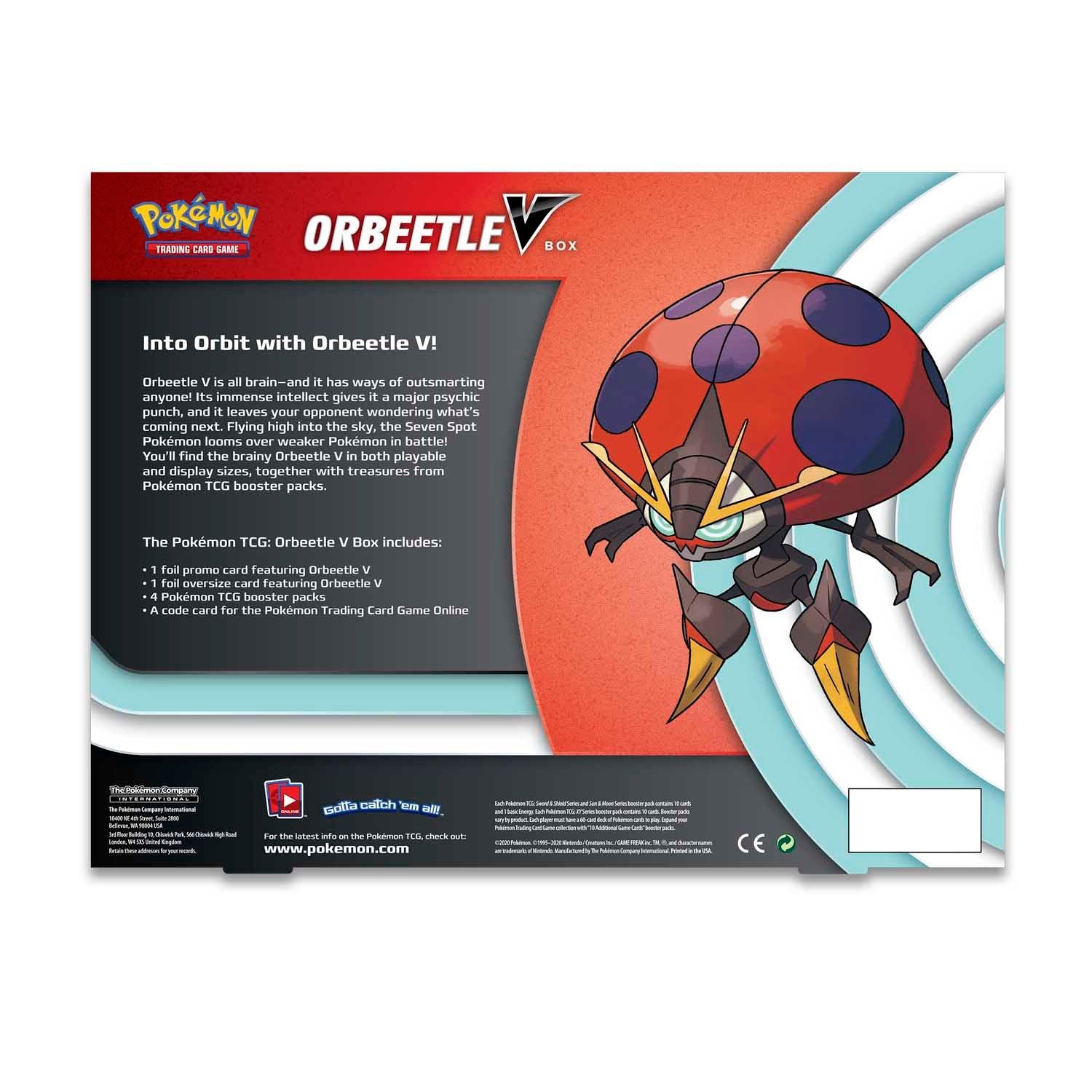 Pokemon Box - Orbeetle V Pokémon 820650807459