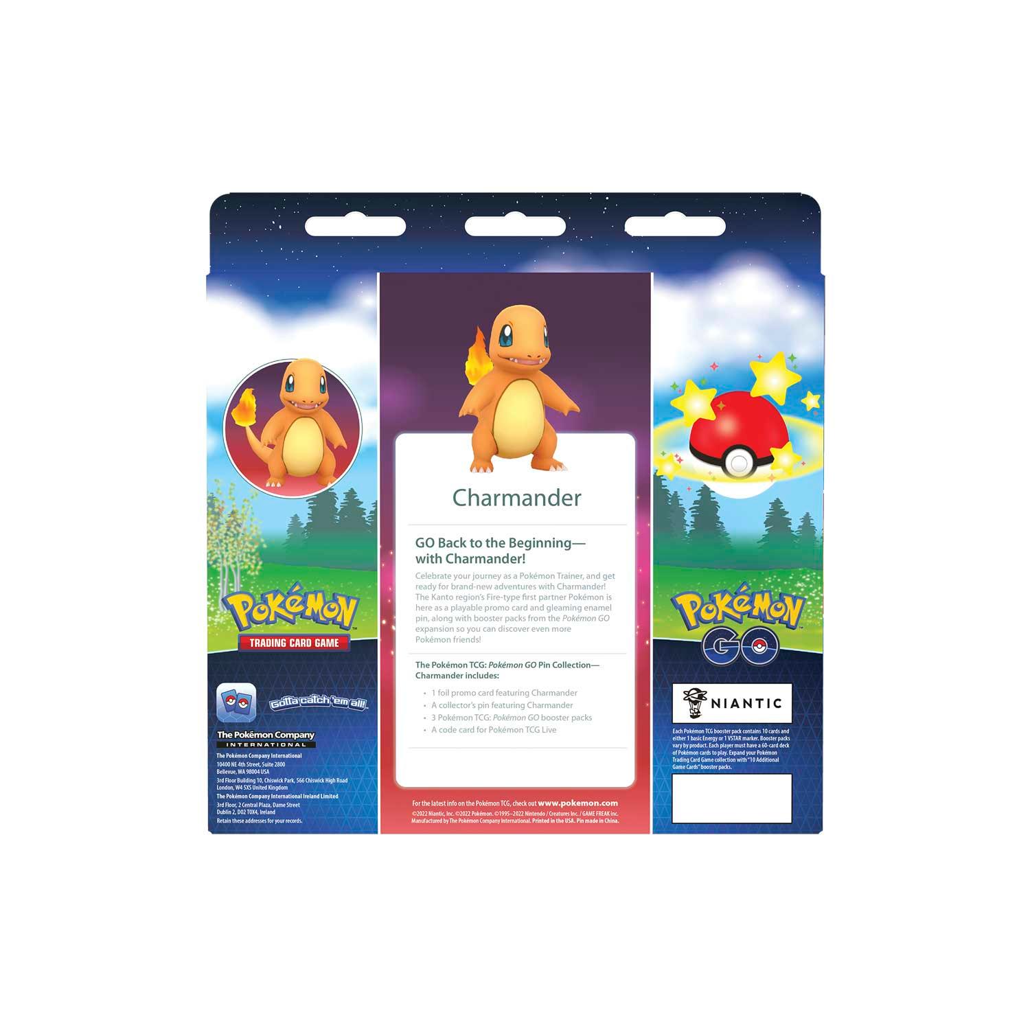 Pokemon Box - Pin Collection - Pokemon GO - Charmander Pokémon 820650850813