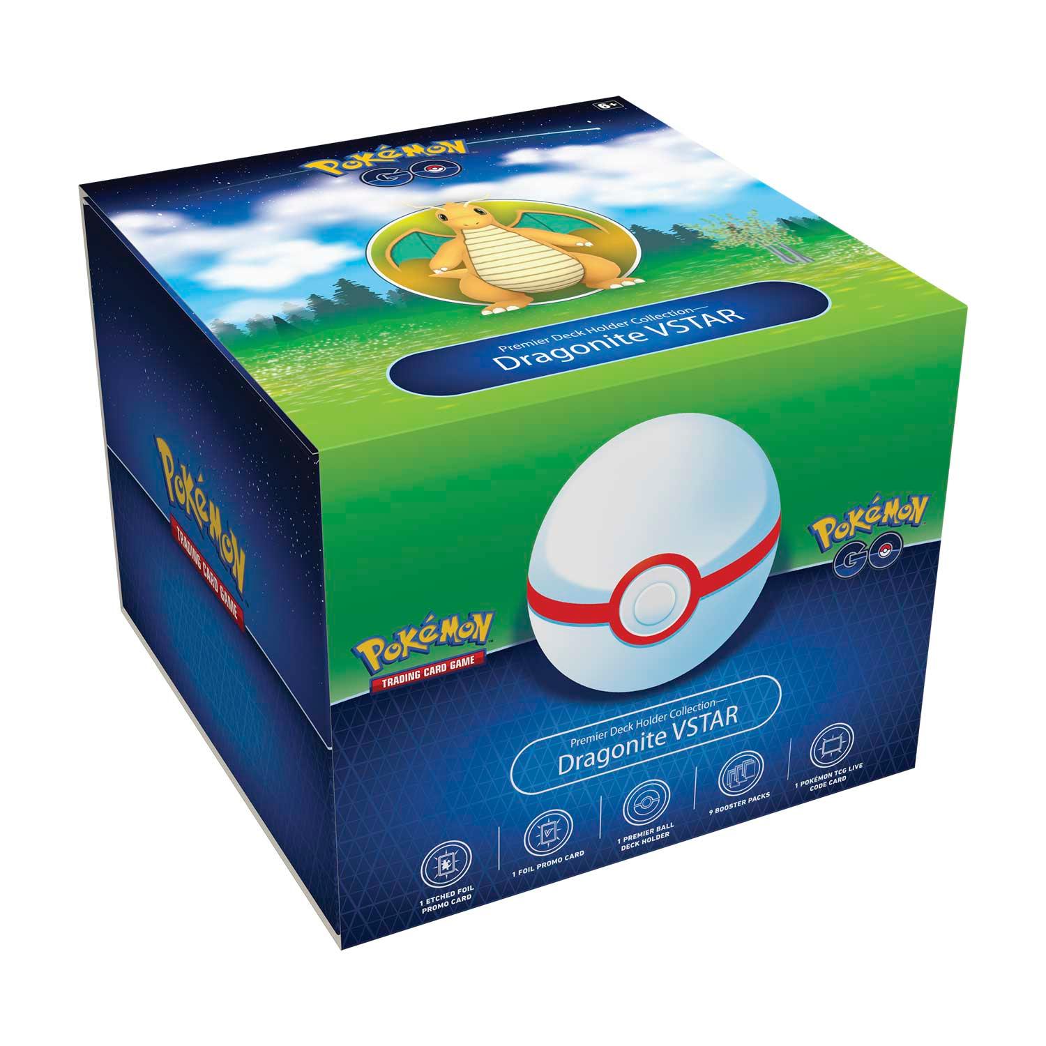 Pokemon Box - Premier Deck Holder Collection - Pokemon GO - Dragonite VSTAR Pokémon 820650850790