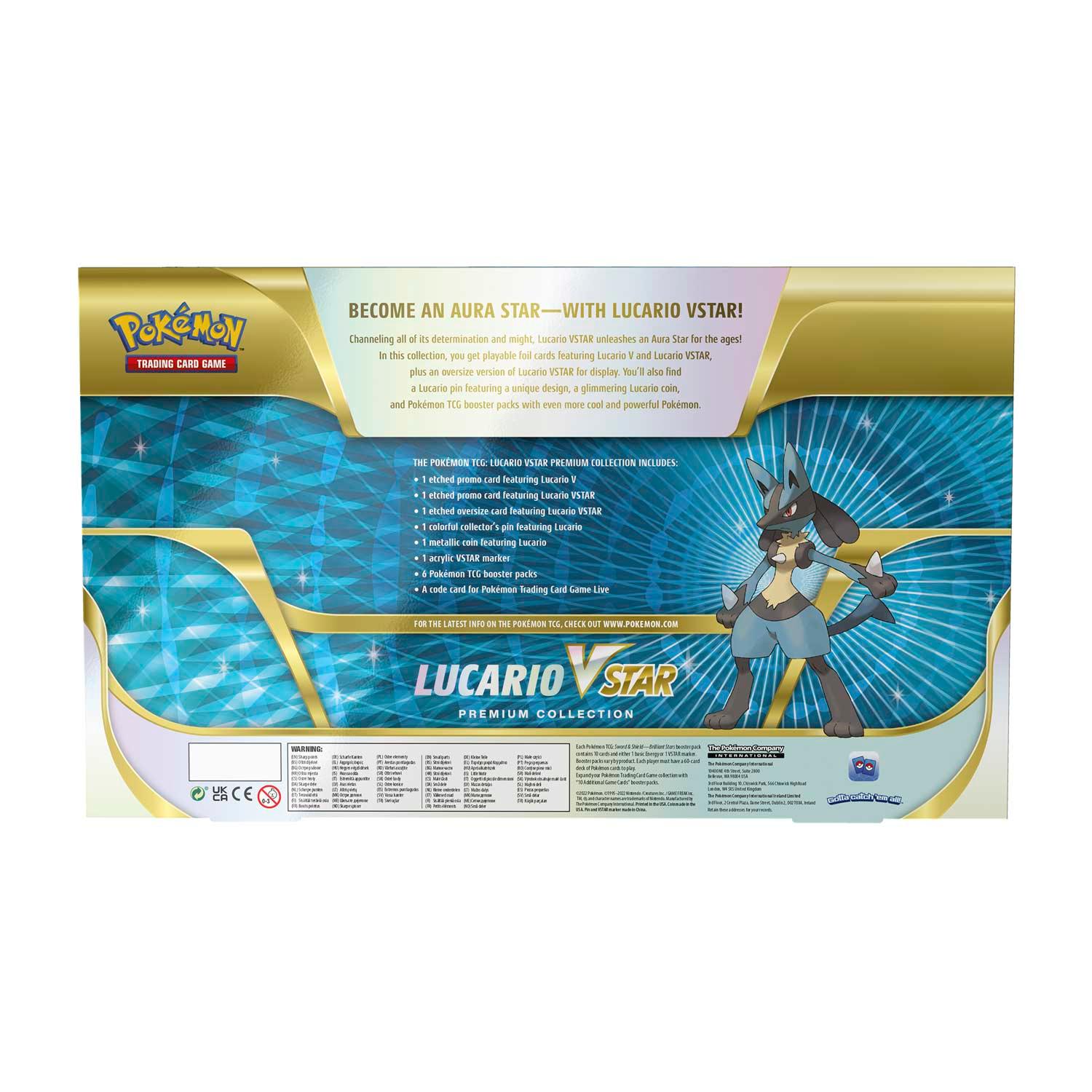 Pokemon Box - Premium Collection - Lucario VSTAR Pokémon 820650851247