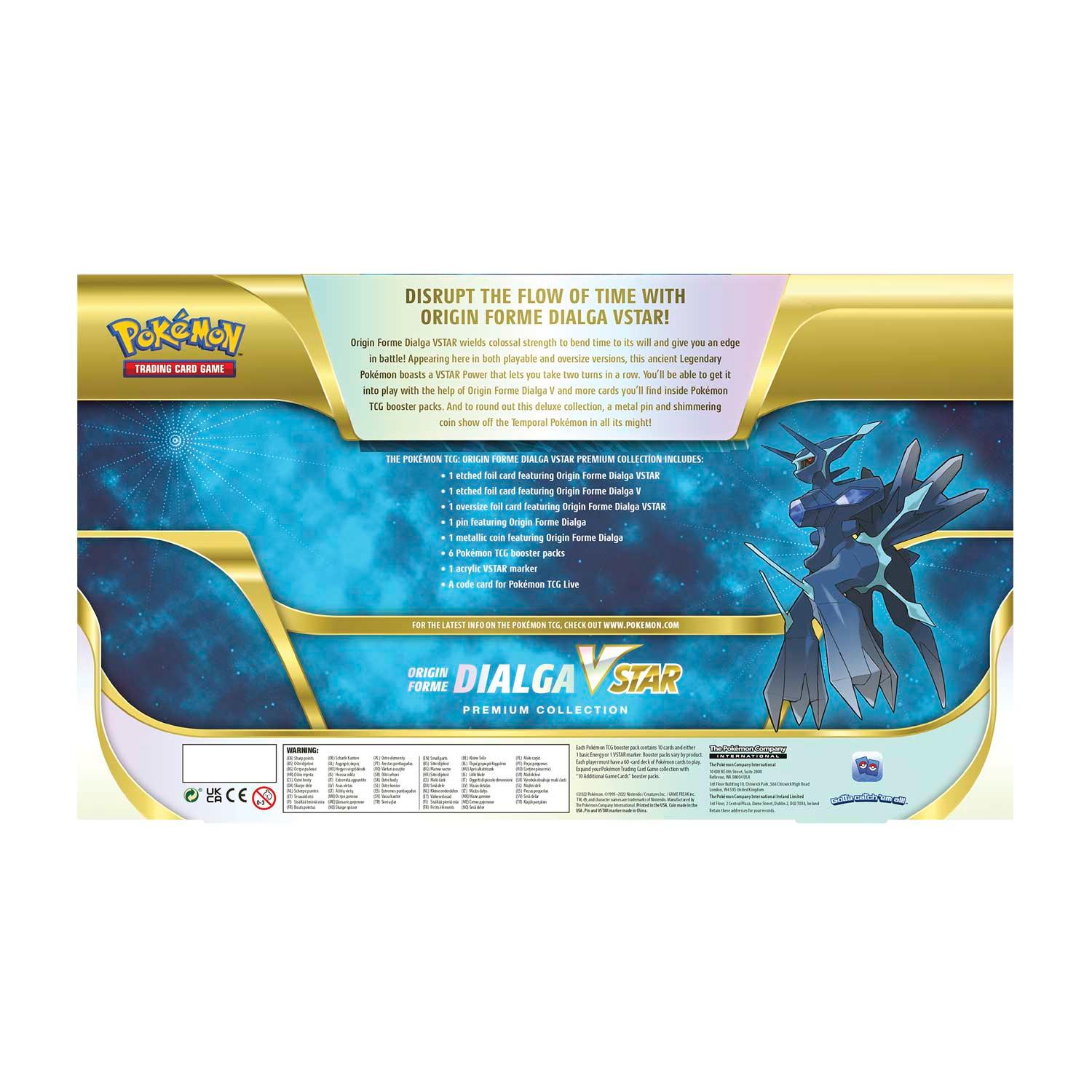 Pokemon Box - Premium Collection - Origin Forme Dialga VSTAR Pokémon 820650851261