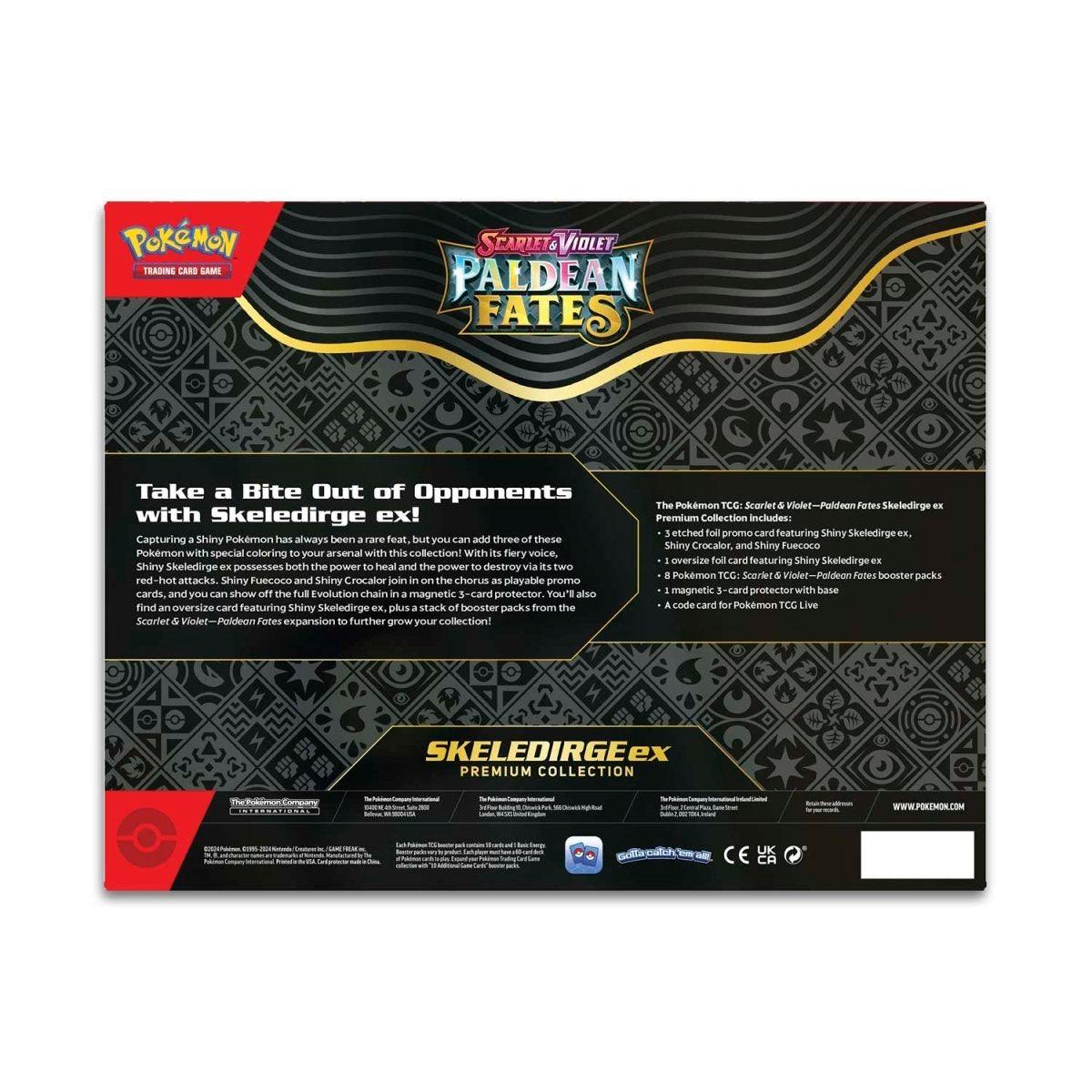 Pokemon Box - Premium Collection - Paldean Fates - Skeledirge ex - Hobby Champion Inc