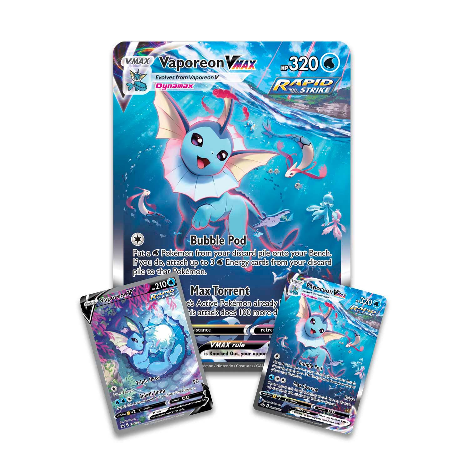 Pokemon Box - Premium Collection - Vaporeon VMAX Pokémon 820650809132