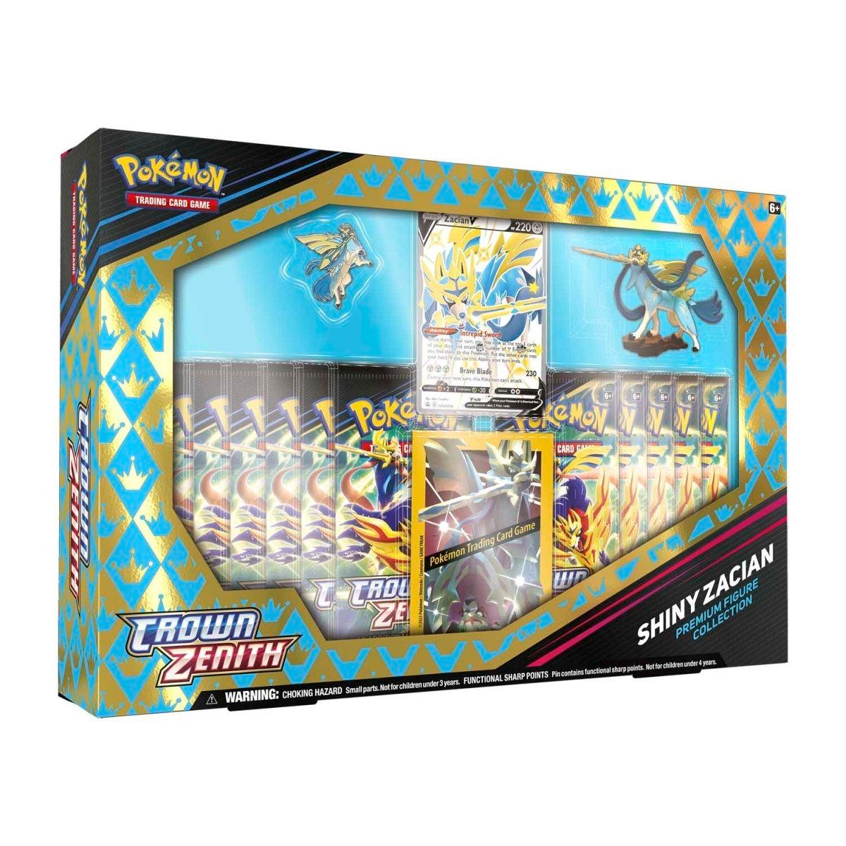 Pokemon Box - Premium Figure Collection - Crown Zenith - Shiny Zacian - Hobby Champion Inc