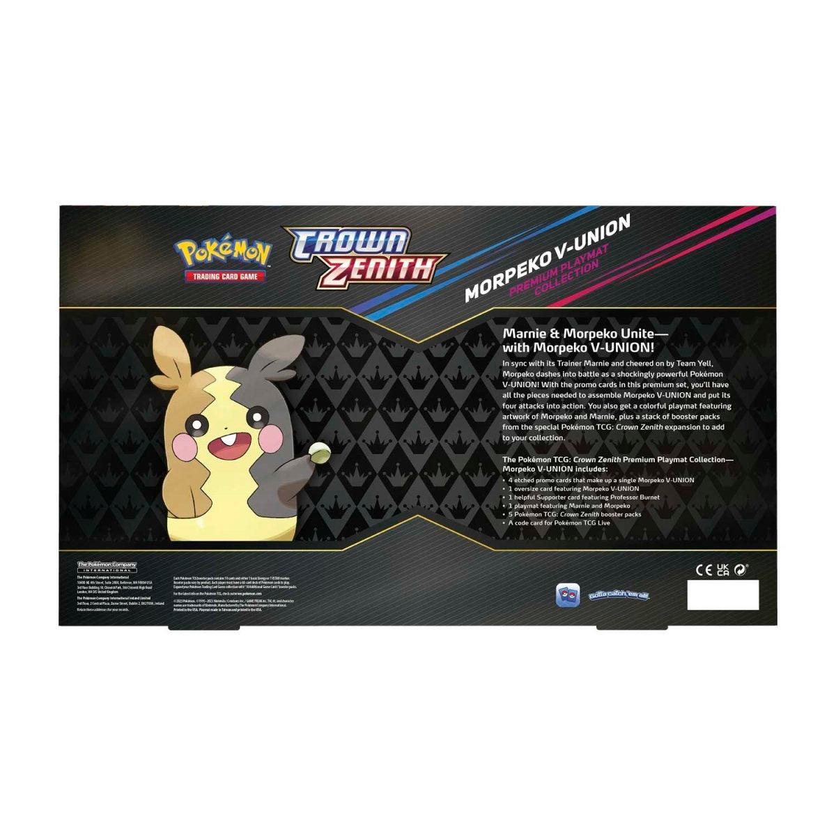 Pokemon Box - Premium Playmat Collection - Crown Zenith - Morpeko V - UNION Pokémon 820650851810