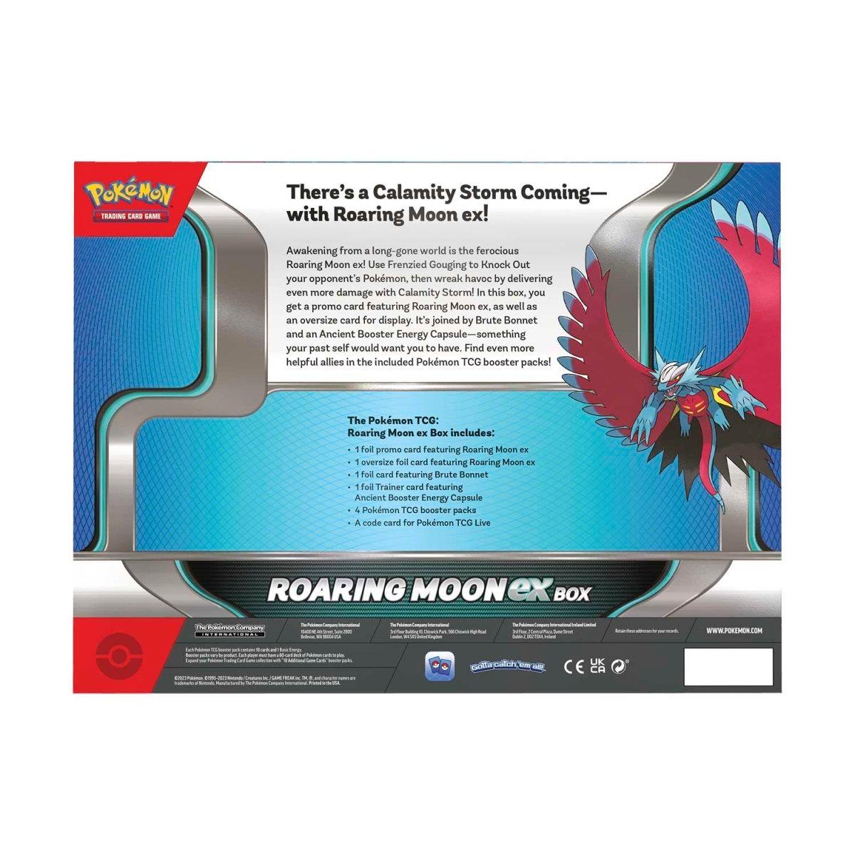 Pokemon Box - Roaring Moon EX Pokémon 820650852718