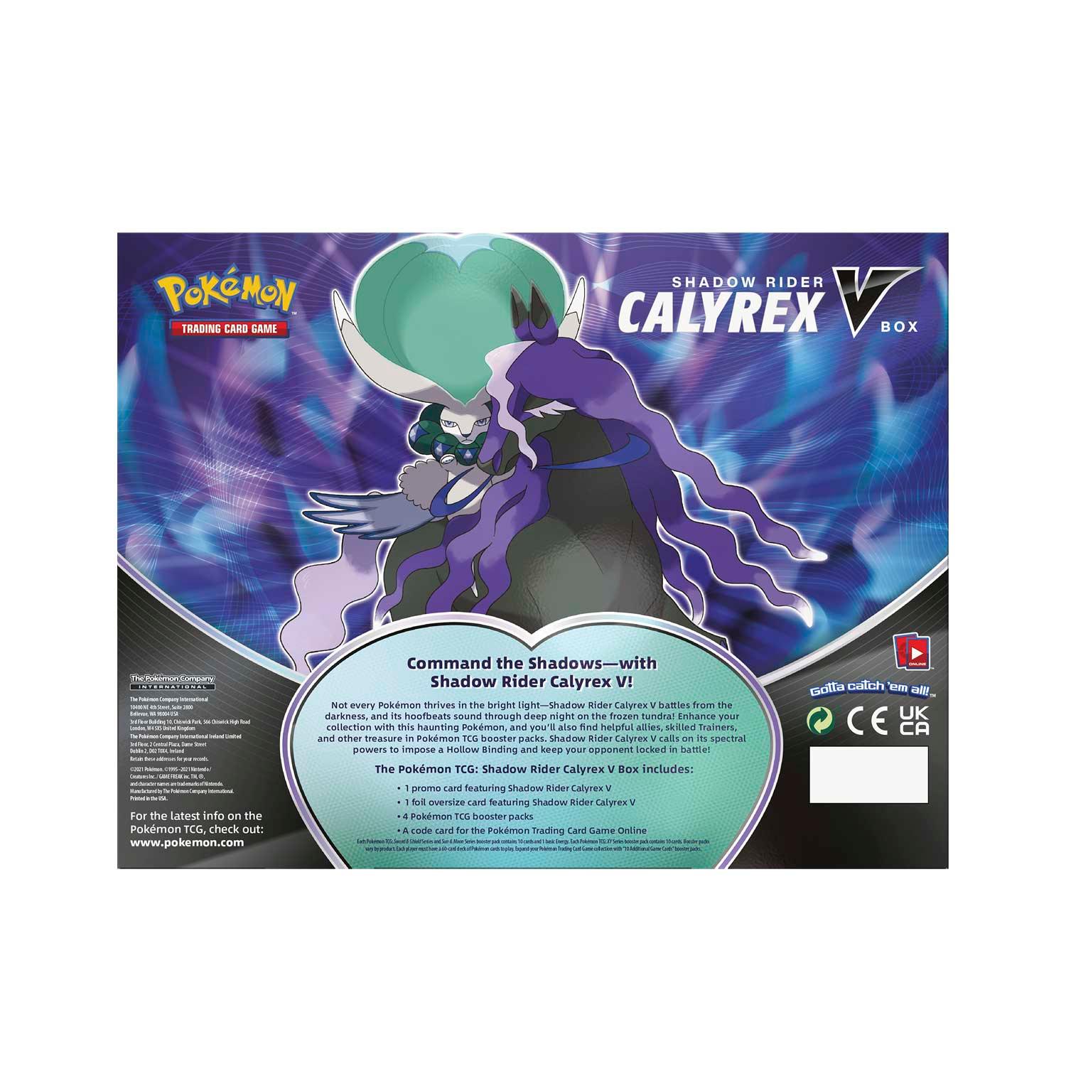 Pokemon Box - Shadow Rider Calyrex V Pokémon 820650809002