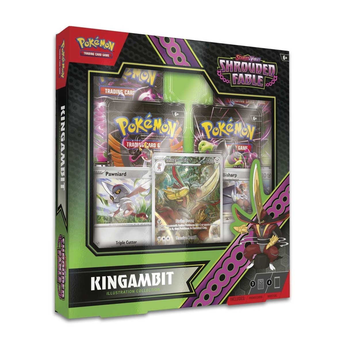 Pokemon Box - Shrouded Fable - Kingambit Illustration Collection Pokémon 0820650412431