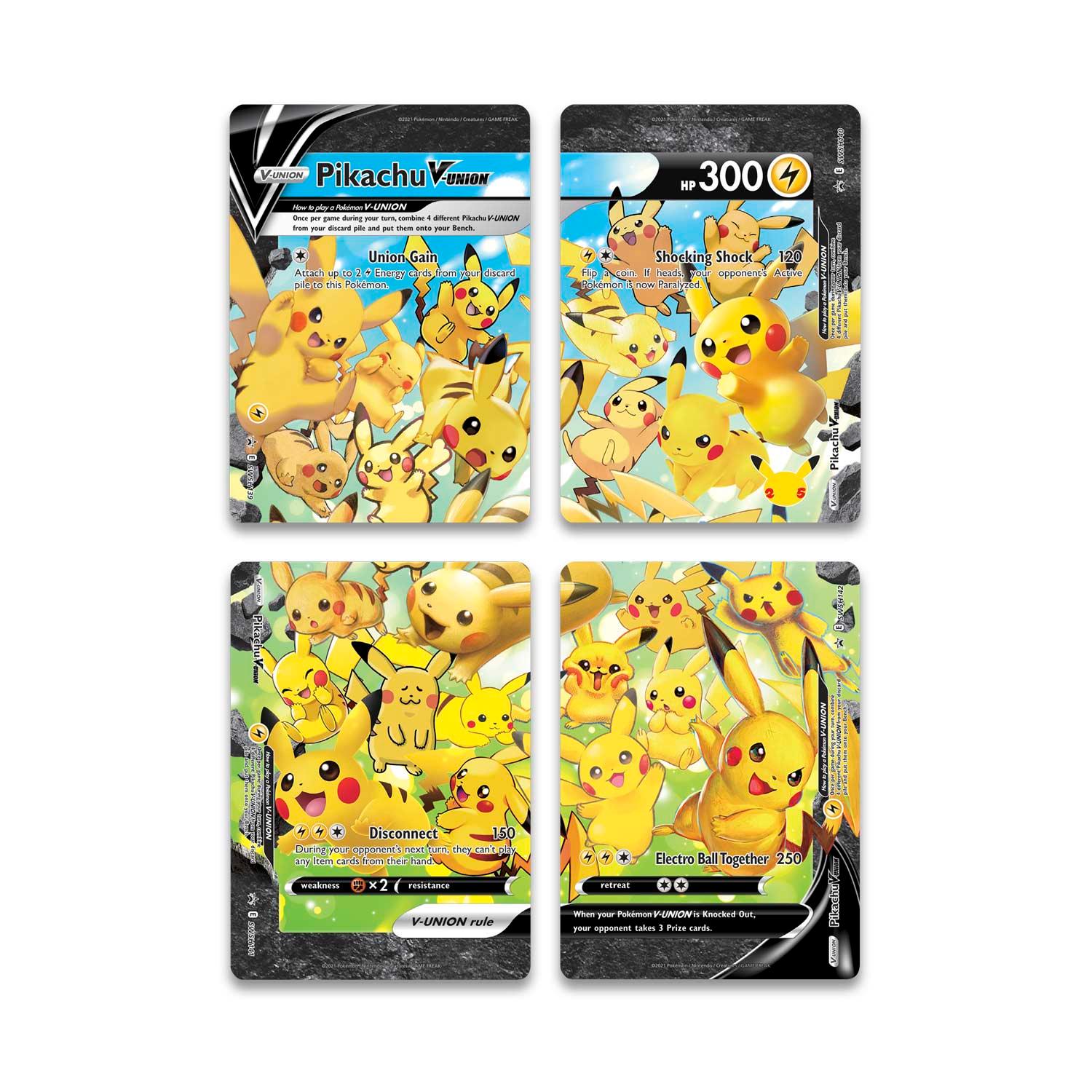 Pokemon Box - Special Collection - Celebrations - Pikachu V - UNION Pokémon 820650809156