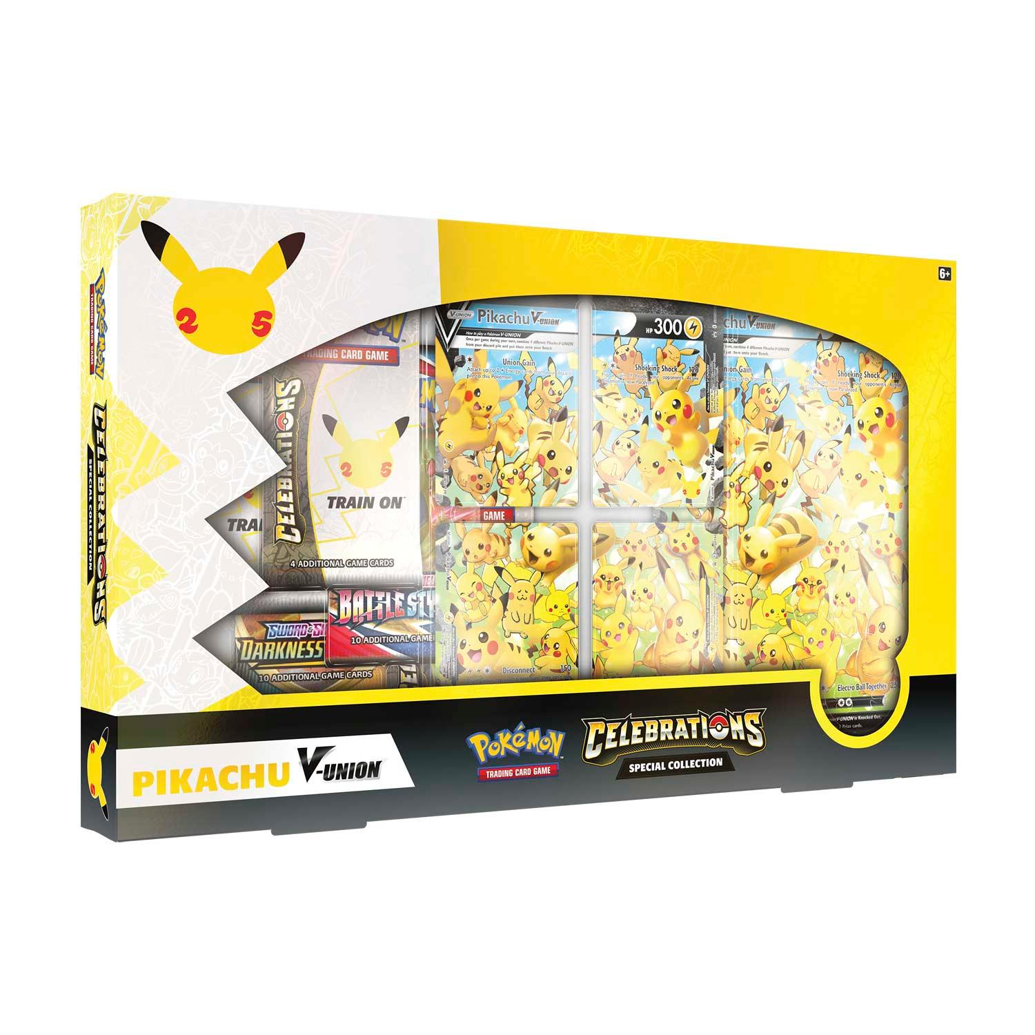 Pokemon Box - Special Collection - Celebrations - Pikachu V - UNION Pokémon 820650809156