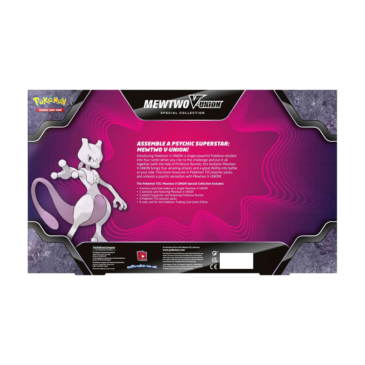 Pokemon Box - Special Collection - Mewtwo V - UNION Pokémon 820650809071