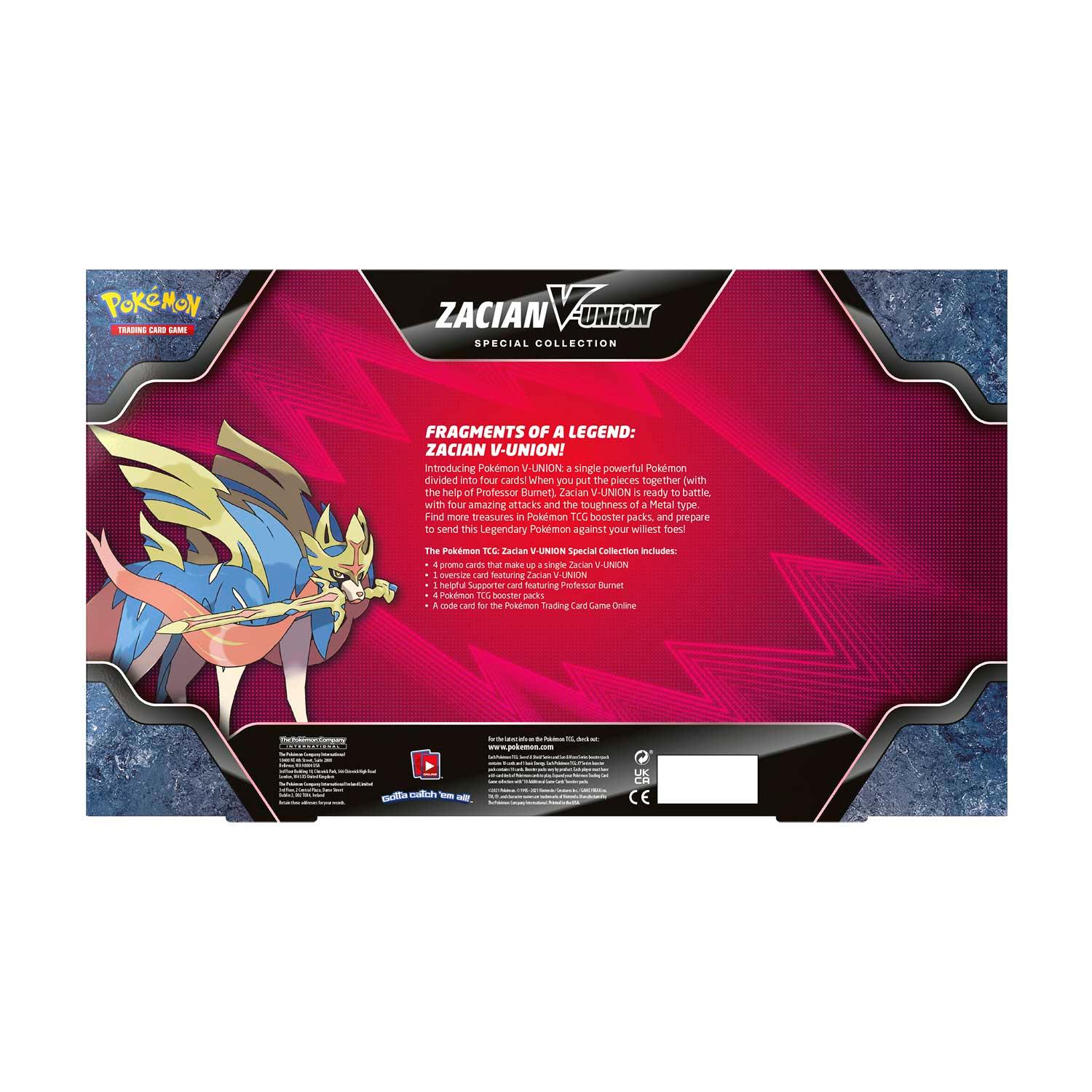 Pokemon Box - Special Collection - Zacian V - UNION Pokémon 820650809071