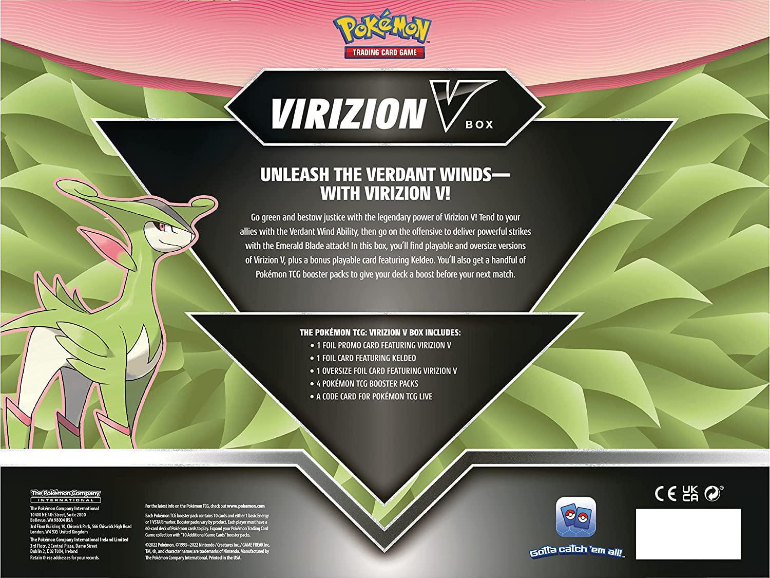 Pokemon Box - Virizion V Pokémon 820650851209