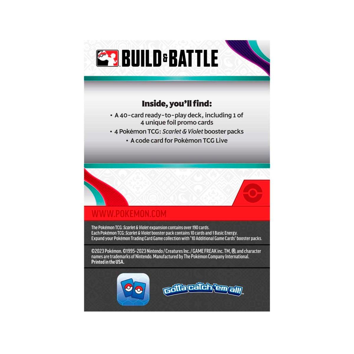 Pokemon Build & Battle Box - Scarlet & Violet Pokémon 820650853463