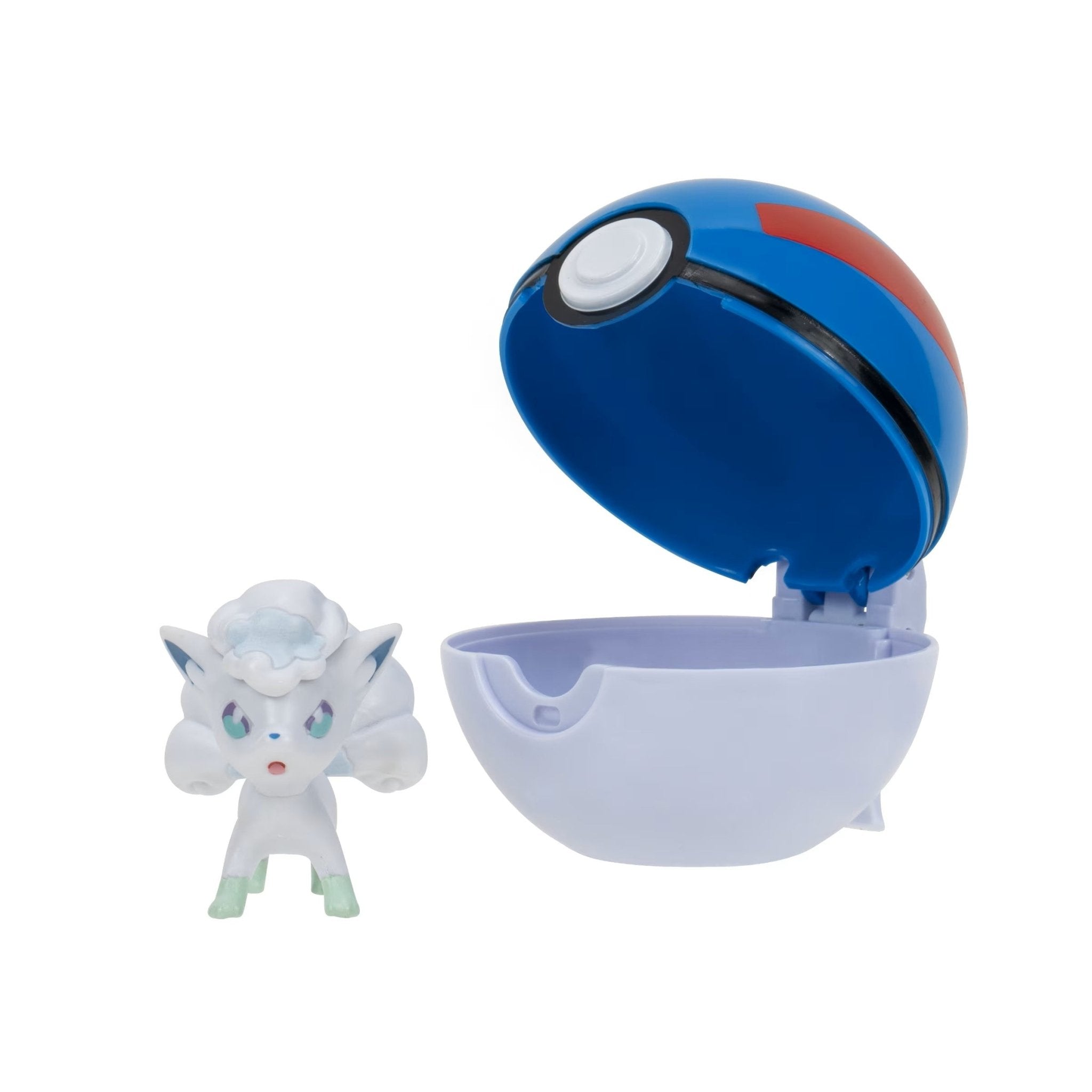 Pokemon - Clip 'N' Go - Alolan Vulpix + Great Ball - Jazwares Jazwares 191726482888