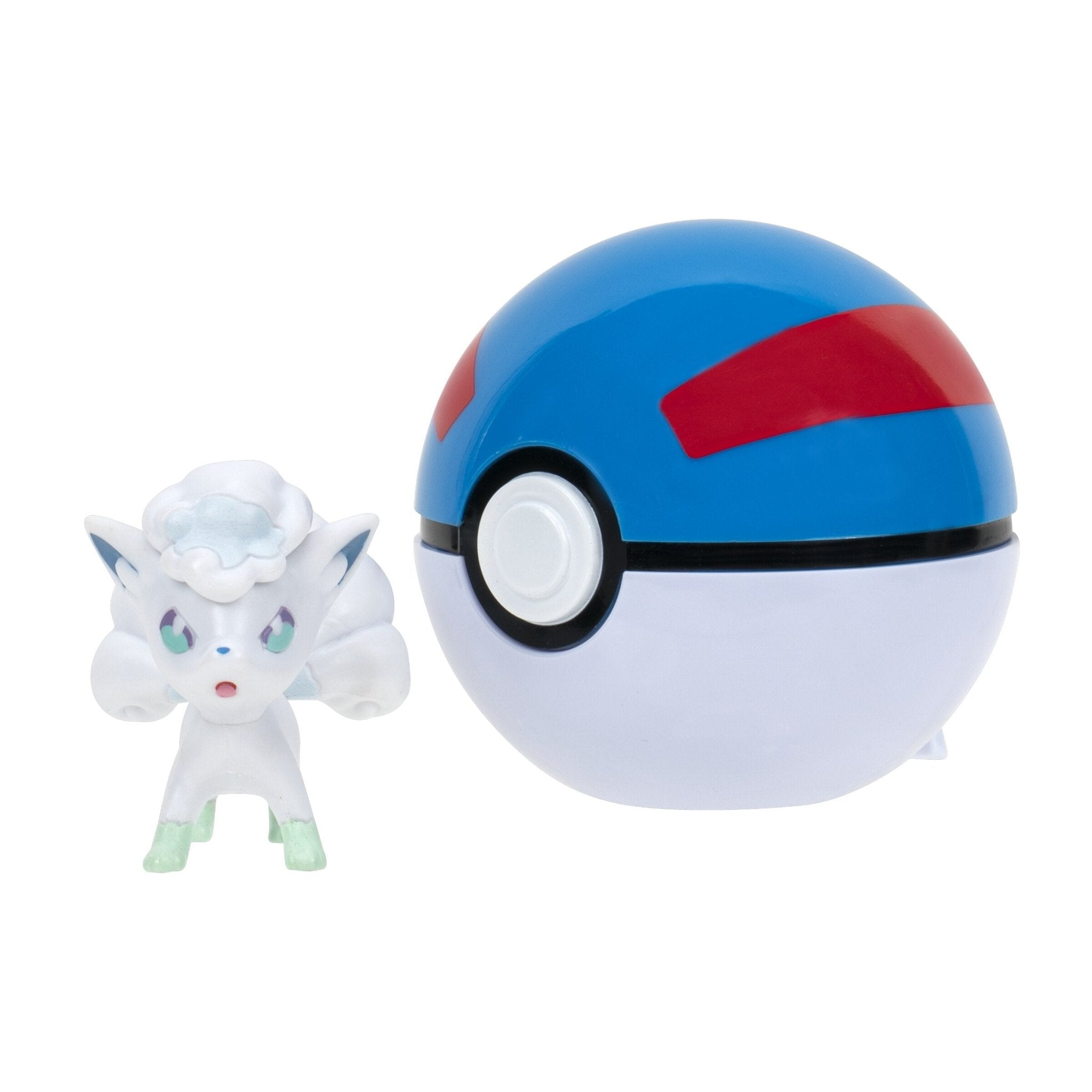 Pokemon - Clip 'N' Go - Alolan Vulpix + Great Ball - Jazwares Jazwares 191726482888