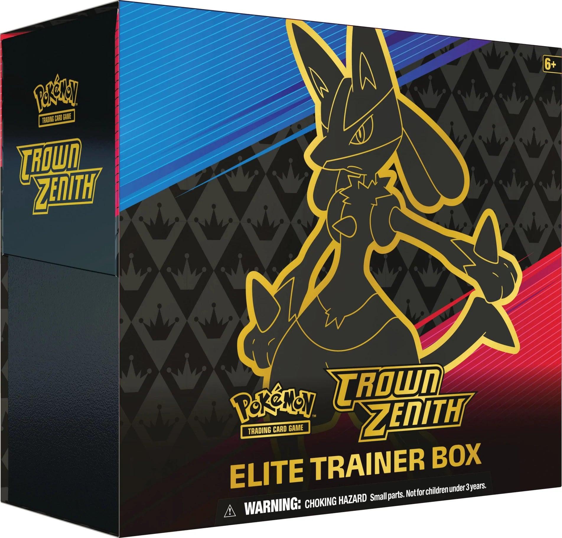 Pokemon Elite Trainer Box (ETB) - Crown Zenith (Lucario on Cover) Pokémon 820650851476