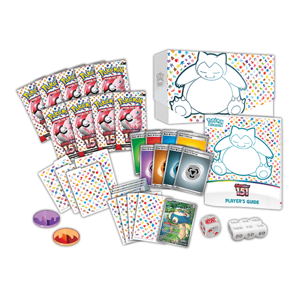 Pokemon Elite Trainer Box (ETB) - Scarlet & Violet 151 (Snorlax on Cover) - Hobby Champion Inc