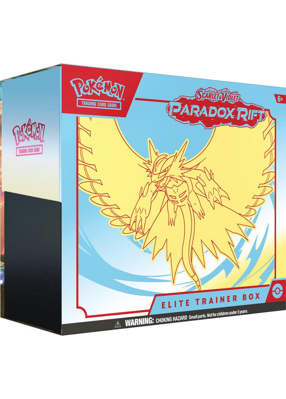 Pokemon Elite Trainer Box (ETB) - Scarlet & Violet - Paradox Rift - Roaring Moon on Cover - Hobby Champion Inc