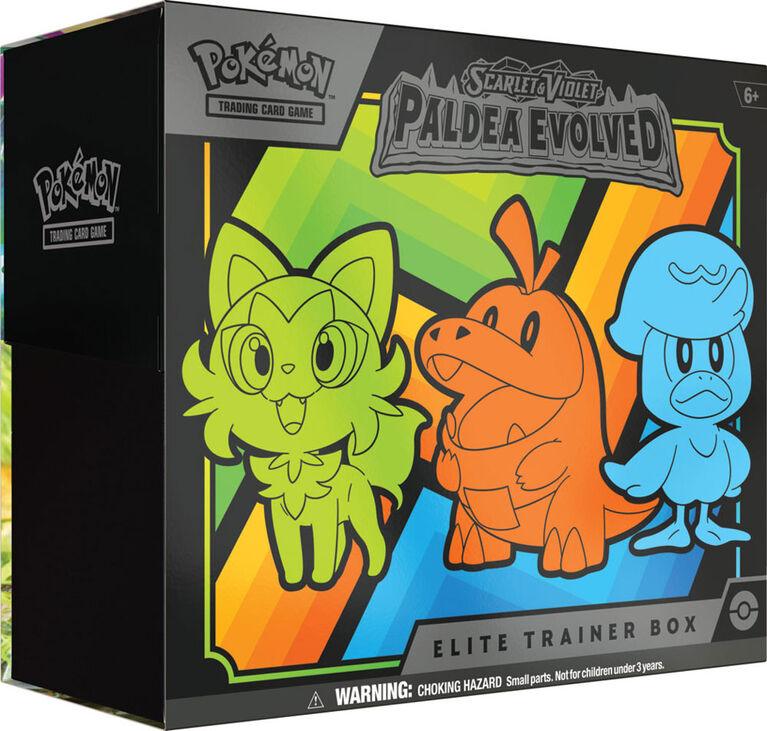 Pokemon Elite Trainer Box (ETB) - Scarlet & Violet - Paldea Evolved - Sprigatito, Fuecoco & Quaxly on Cover Pokémon 820650853661