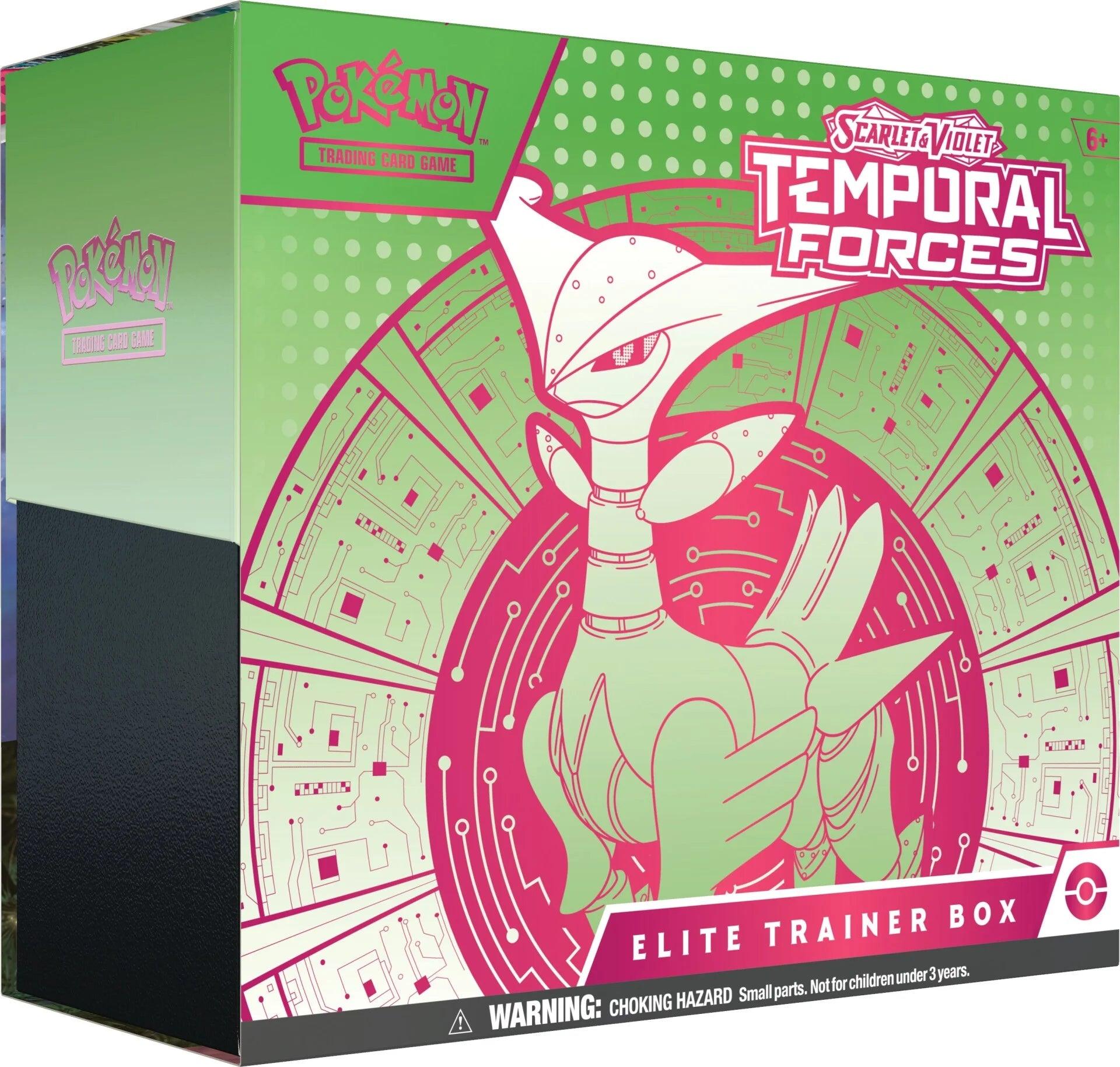 Pokemon Elite Trainer Box (ETB) - Scarlet & Violet - Temporal Forces (Iron Leaves) Pokémon 820650856570