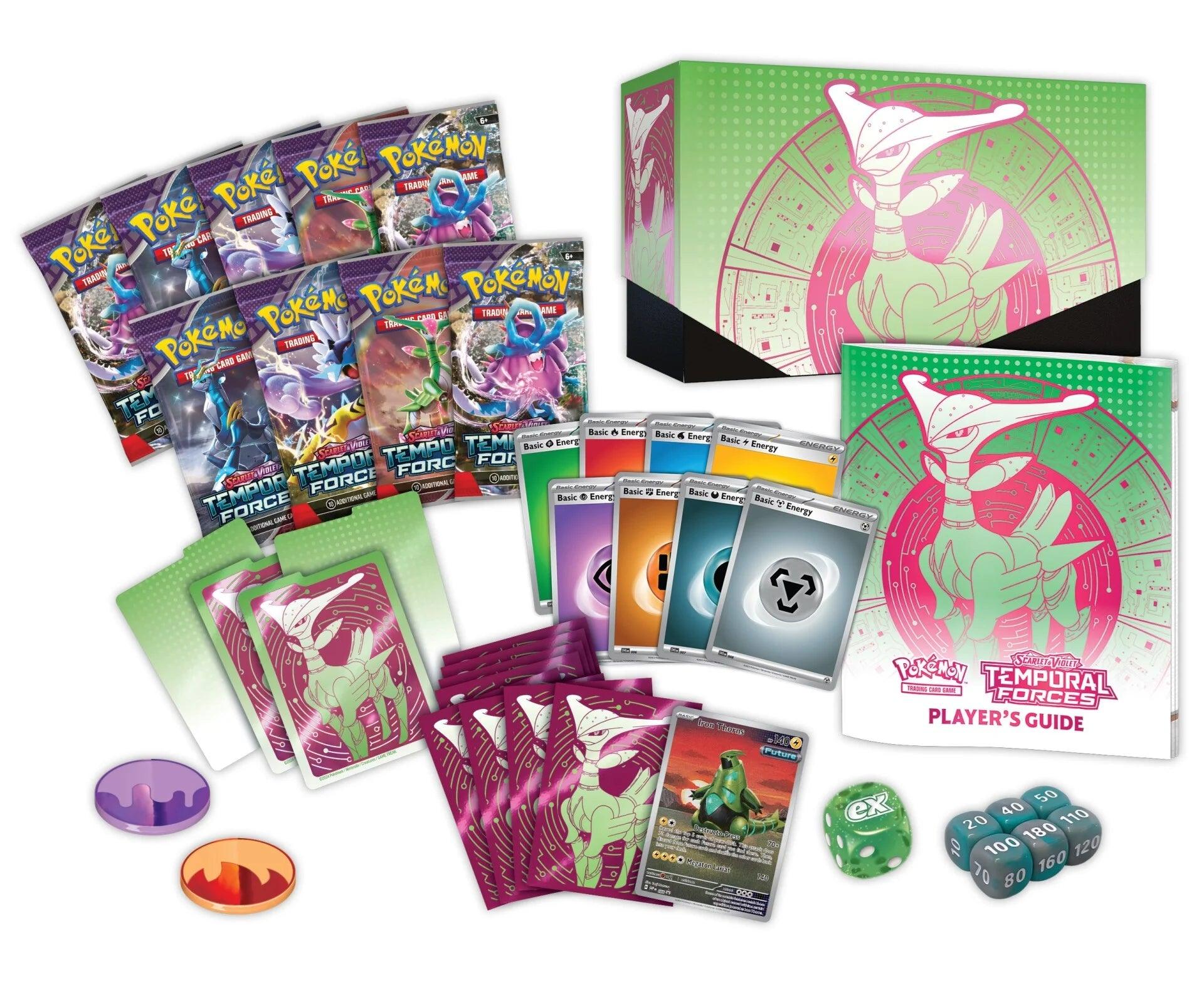 Pokemon Elite Trainer Box (ETB) - Scarlet & Violet - Temporal Forces (Iron Leaves) Pokémon 820650856570