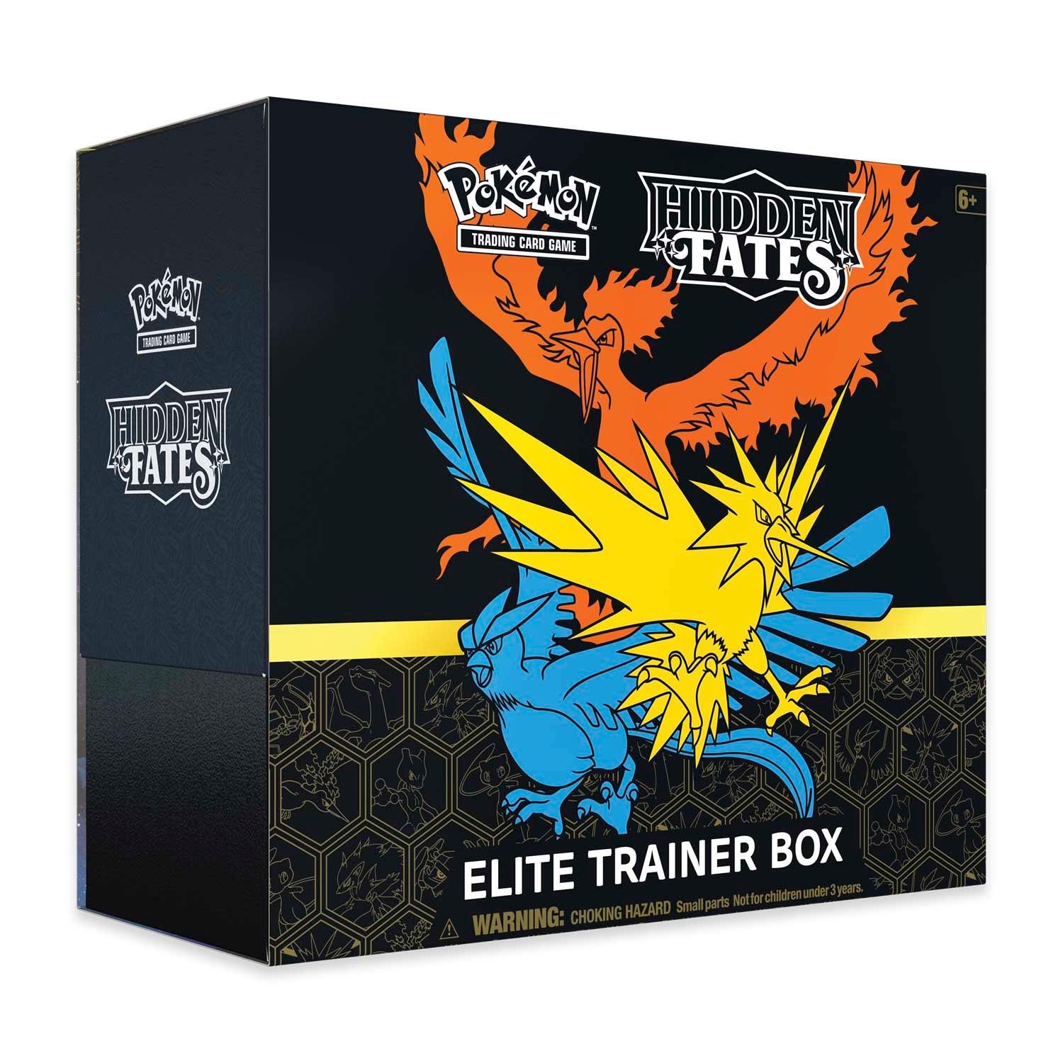 Pokemon Elite Trainer Box (ETB) - Sun & Moon - Hidden Fates (Moltres, Zapdos & Articuno on Cover) Pokémon 00820650804731