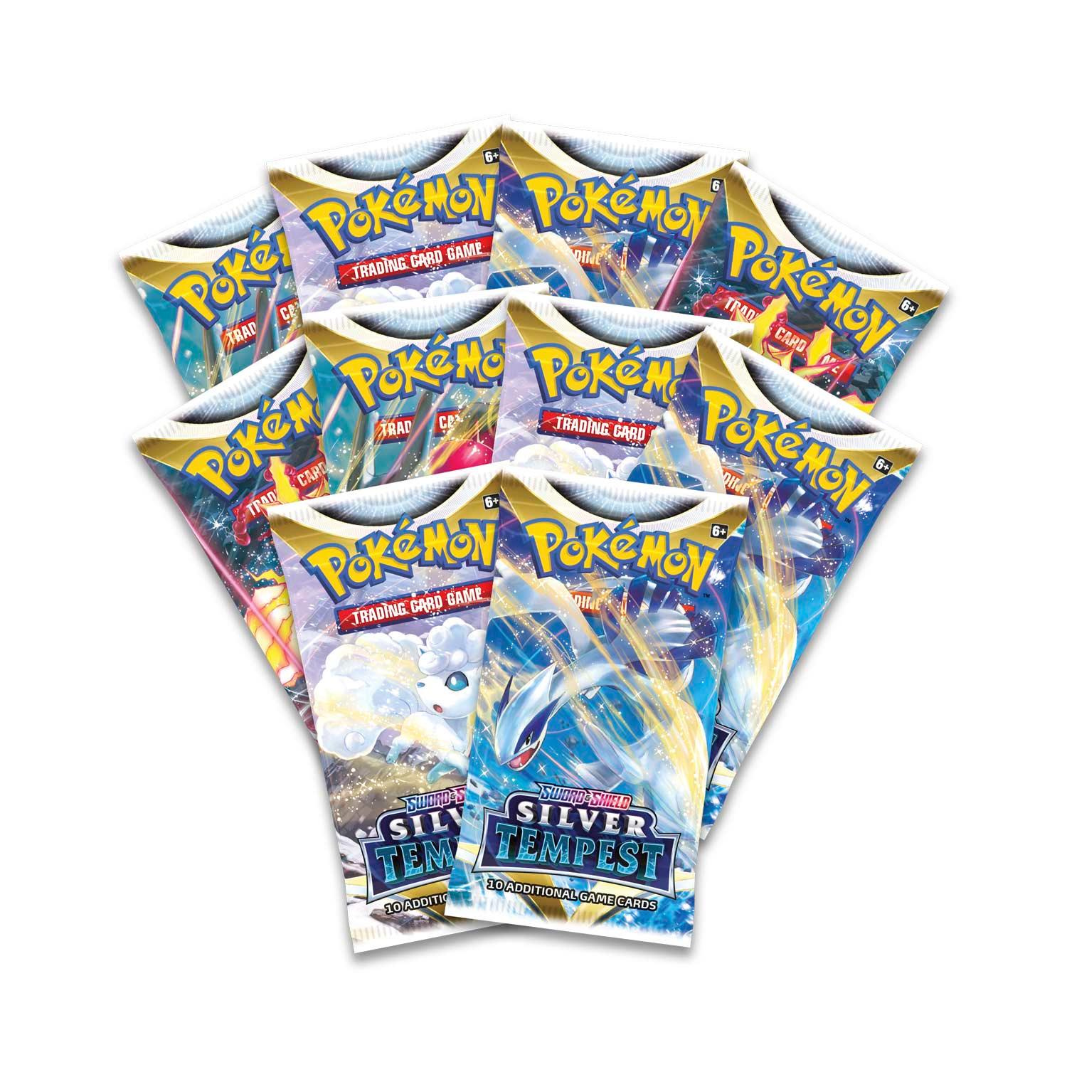 Pokemon Elite Trainer Box (ETB) - Sword & Shield - Silver Tempest (Alolan Vulpix on Cover) Pokémon 820650851070