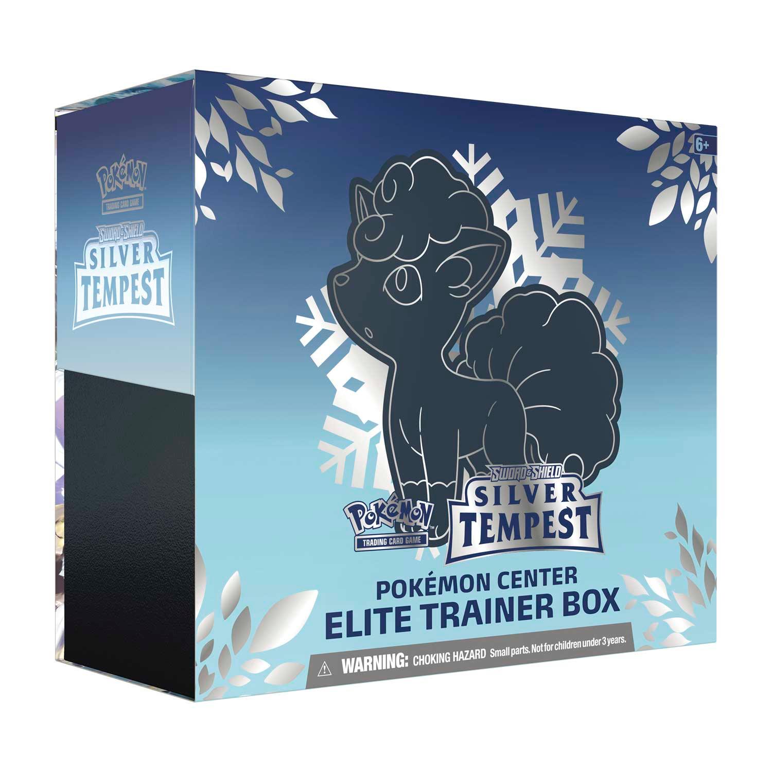 Pokemon Elite Trainer Box (ETB) - Sword & Shield - Silver Tempest (Alolan Vulpix on Cover) Pokémon 820650851070