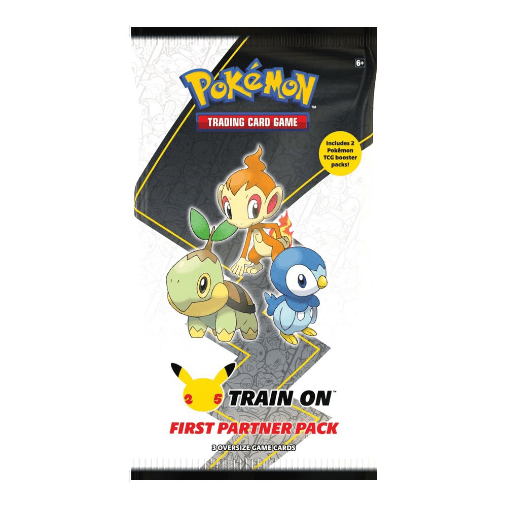 Pokemon First Partner Pack (2 Booster Packs & 3 Jumbo Cards) - Sinnoh (Featuring Turtwig, Chimchar & Piplup) Pokémon 820650809651