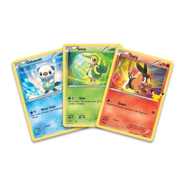 Pokemon First Partner Pack (2 Booster Packs & 3 Jumbo Cards) - Unova (Featuring Snivy, Tepig & Oshawott) - Hobby Champion Inc