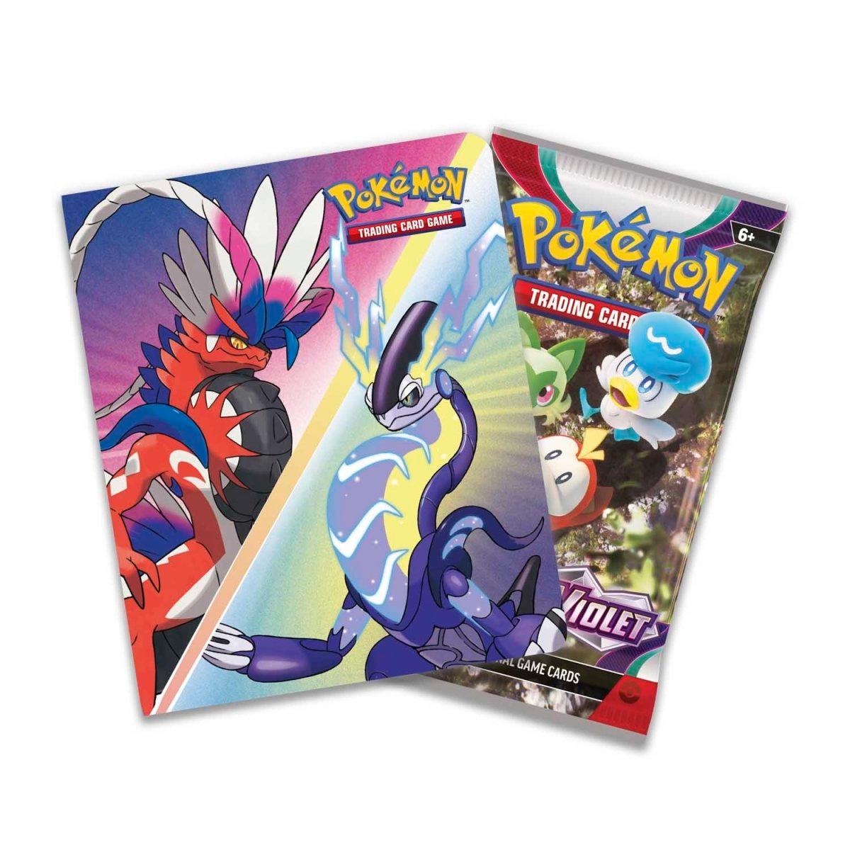 Pokemon - Mini Binder & 1 Booster Pack (10 Cards) - Scarlet & Violet Ultra PRO 820650853388