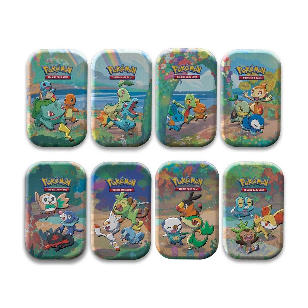 Pokemon Mini Tin - Celebrations - Bulbasaur, Charmander & Squirtle on Cover Pokémon 820650809378