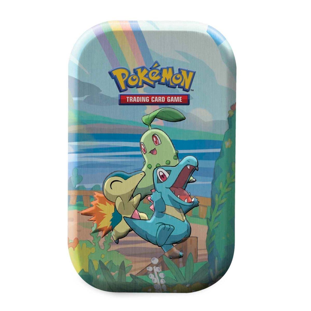 Pokemon Mini Tin - Celebrations - Chikorita, Cyndaquil & Totodile on Cover Pokémon 820650809378