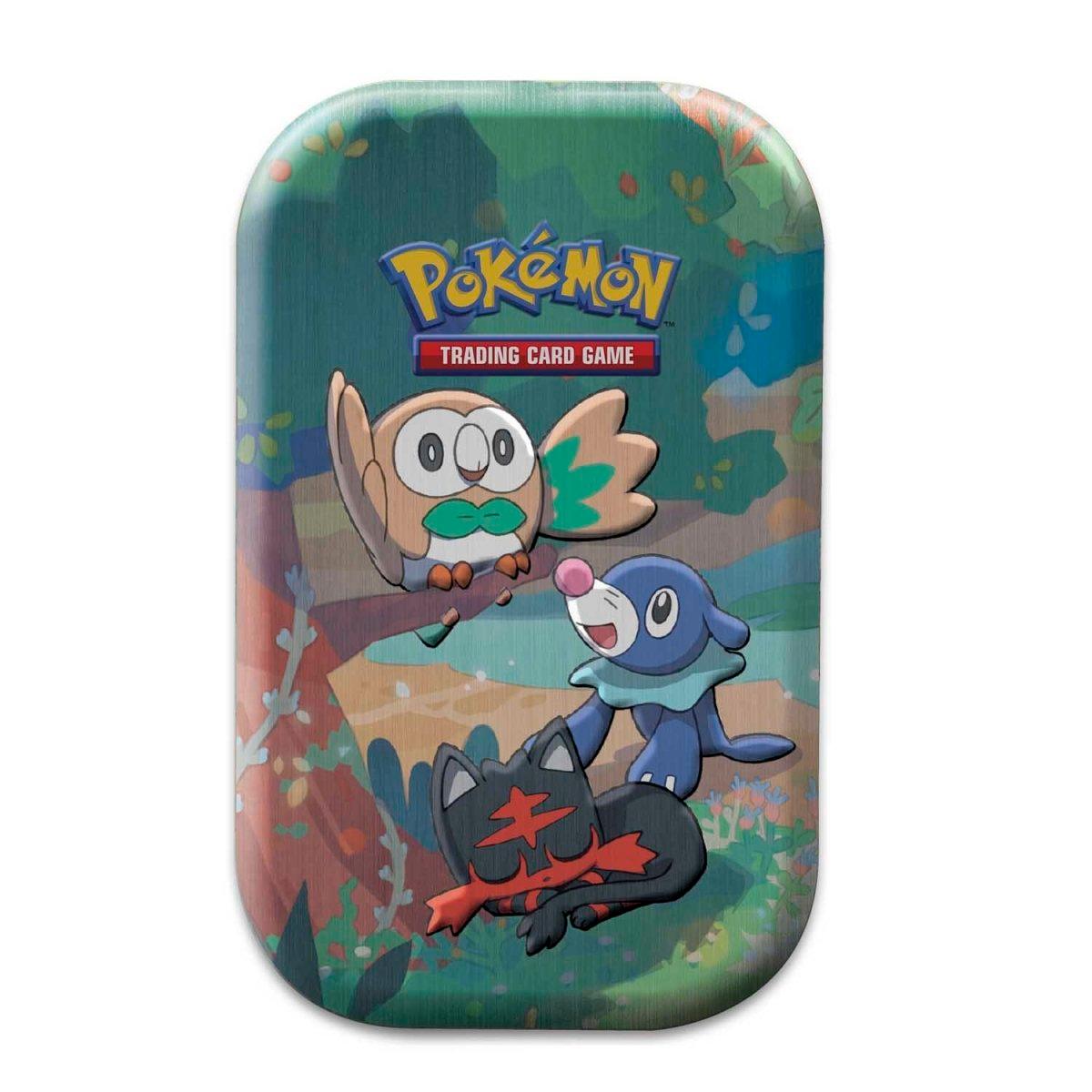 Pokemon Mini Tin - Celebrations - Rowlet, Litten & Popplio on Cover Pokémon 820650809378