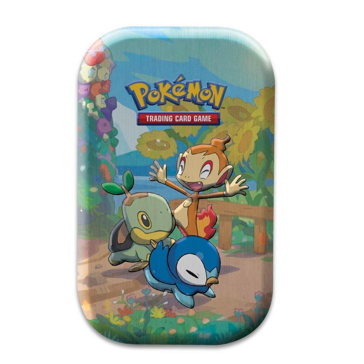 Pokemon Mini Tin - Celebrations - Turtwig, Chimchar & Piplup on Cover Pokémon 820650809378