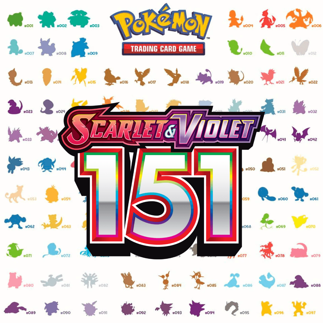 Pokemon Mini Tin - Scarlet & Violet - 151 - Gengar & Poliwag on Cover - Hobby Champion Inc