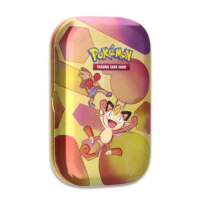 Pokemon Mini Tin - Scarlet & Violet - 151 - Meowth & Hitmonchan on Cover Pokémon 820650853067