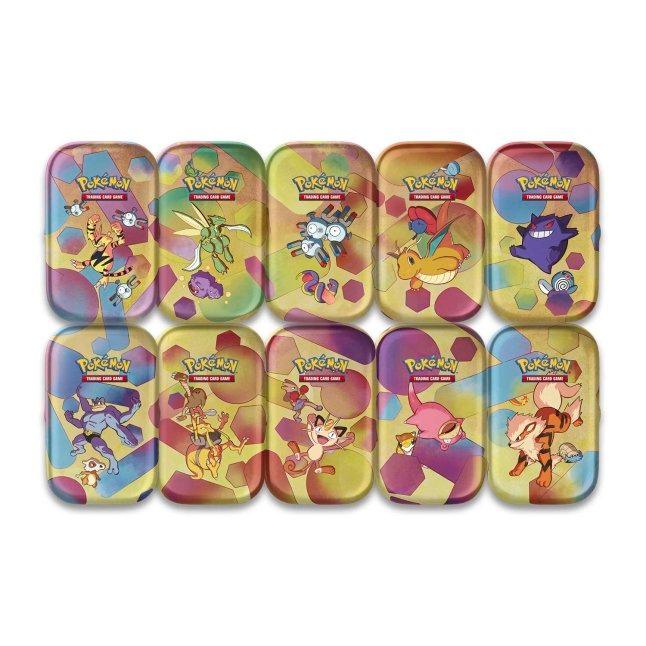 Pokemon Mini Tin - Scarlet & Violet - 151 - Meowth & Hitmonchan on Cover Pokémon 820650853067