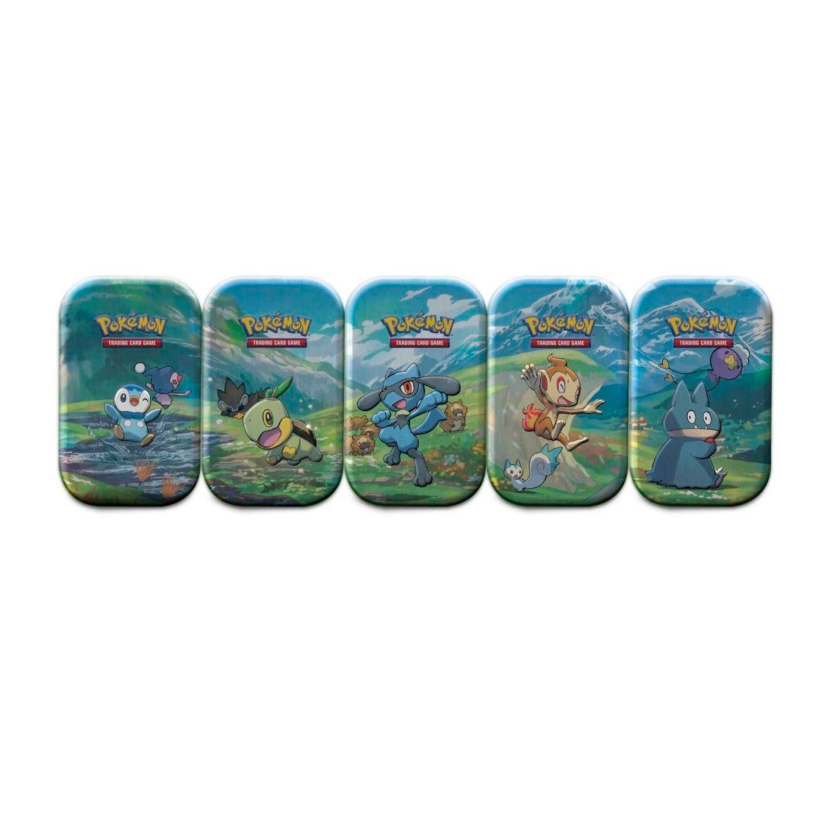 Pokemon Mini Tin - Sinnoh Stars - Chimchar & Pachirisu on Cover - Hobby Champion Inc