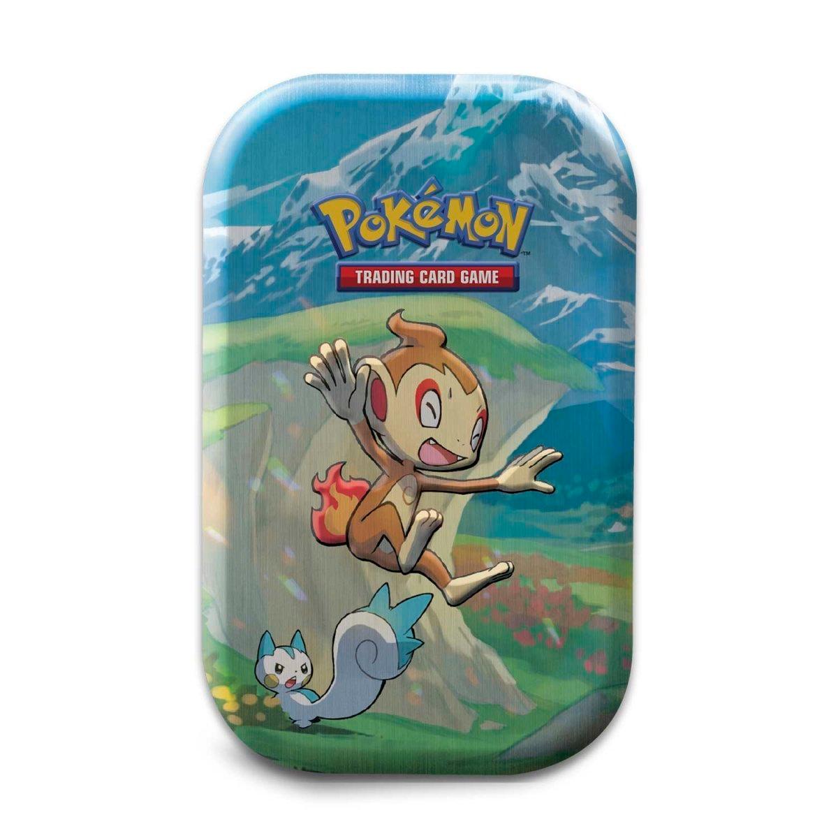 Pokemon Mini Tin - Sinnoh Stars - Chimchar & Pachirisu on Cover Pokémon 820650850141