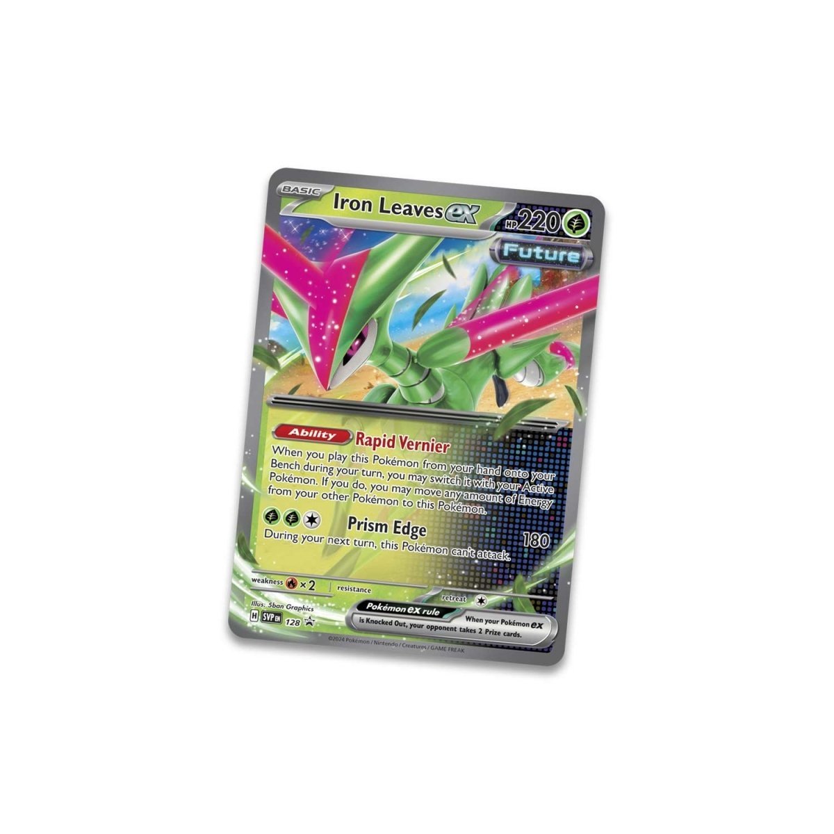 Pokemon Paradox Clash Tin (5 Booster Packs & 1 Iron Leaves ex Promo Card) - Scarlet & Violet Pokémon 0820650857591