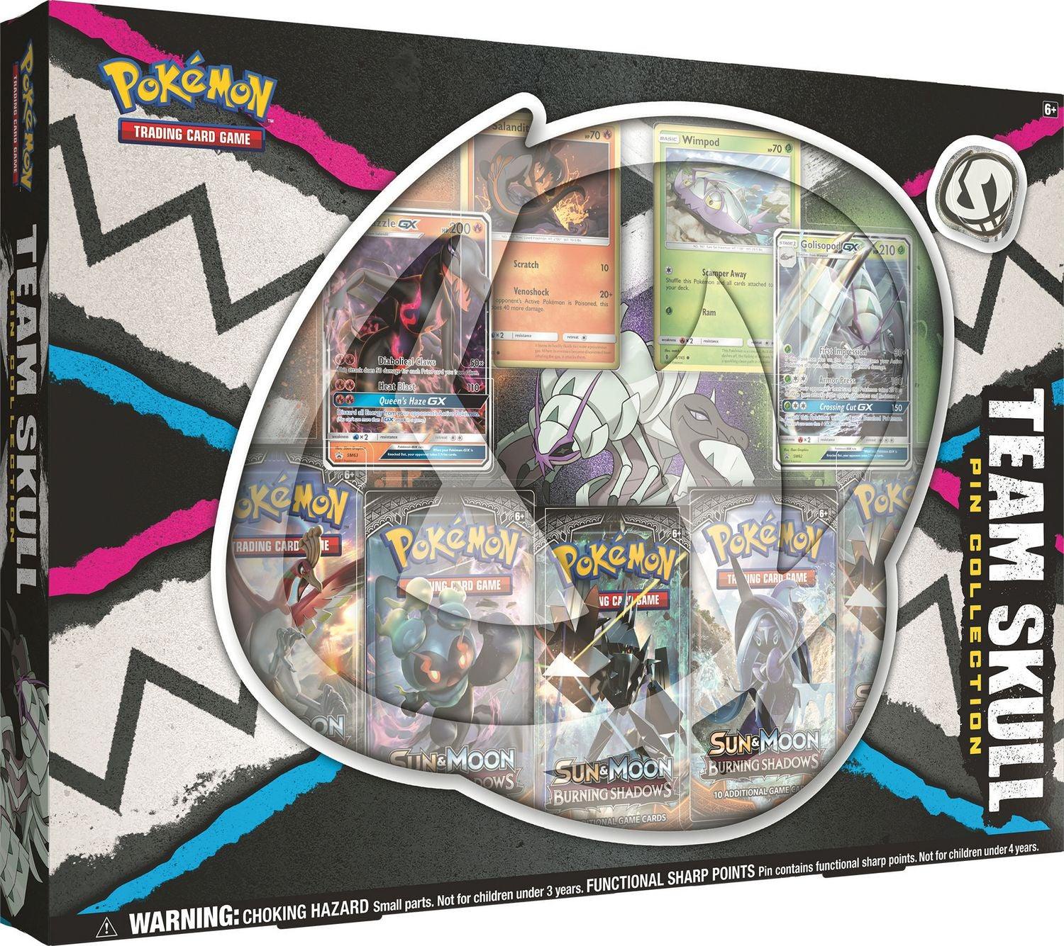 Pokemon Pin Collection Box - Team Skull Pokémon 820650803215