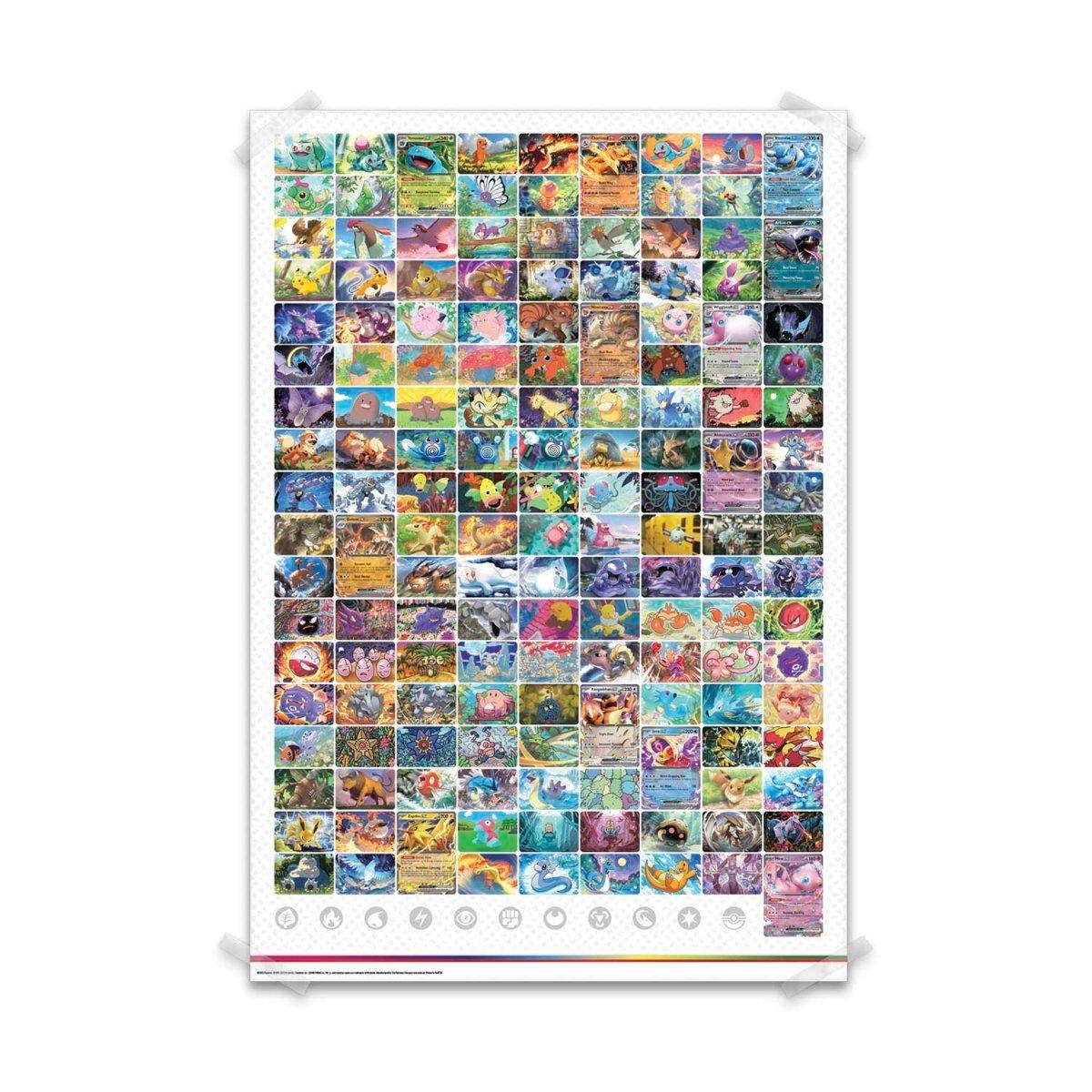 Pokemon Poster Collection Box - Scarlet & Violet - 151 Pokémon 820650853166