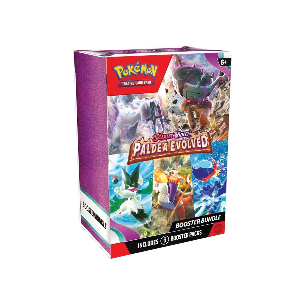 Pokemon - Scarlet & Violet - Paldea Evolved - Booster Bundle (6 Packs) Pokémon 820650853623