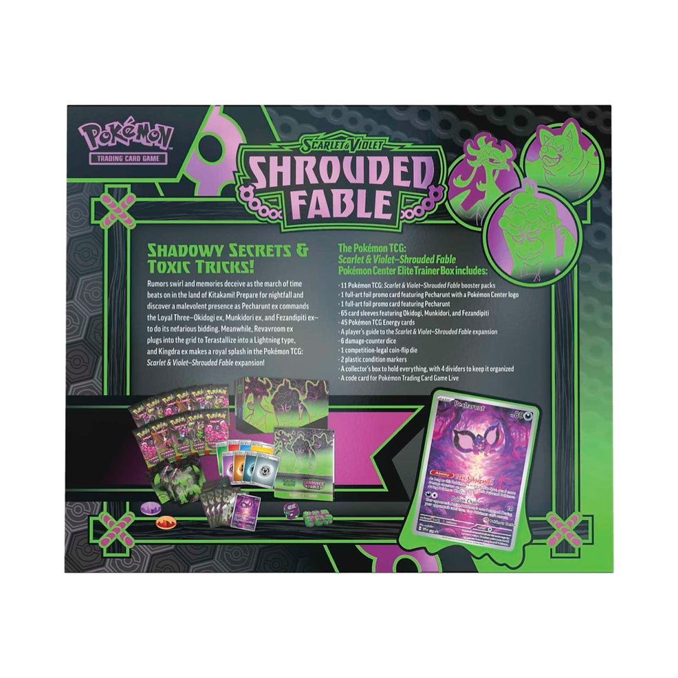 Pokemon - Scarlet & Violet - Shrouded Fable - Elite Trainer Box Pokémon 0820650858536