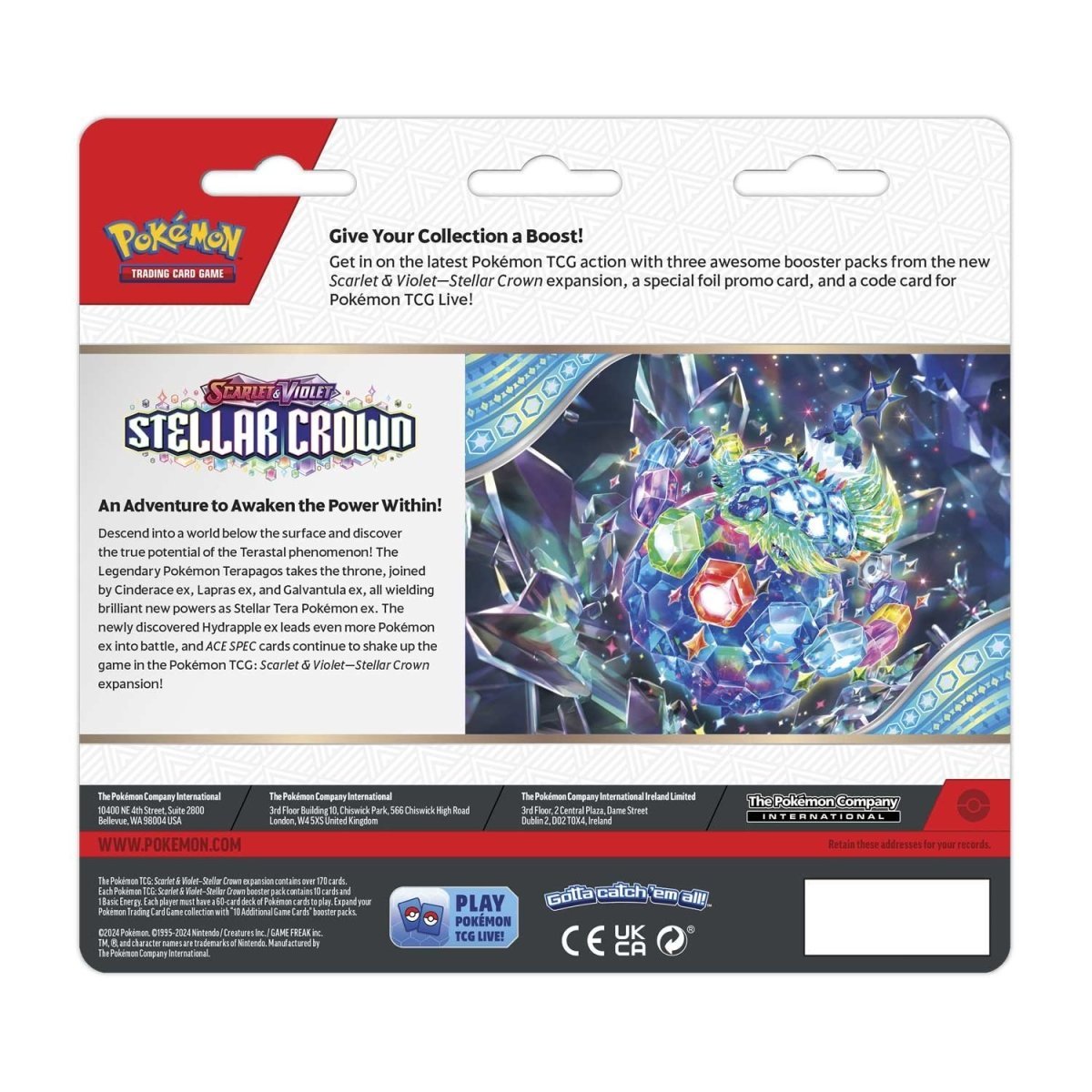 Pokemon - Scarlet & Violet - Stellar Crown - Triple Pack & Latias Promo Card Pokémon 0820650413056